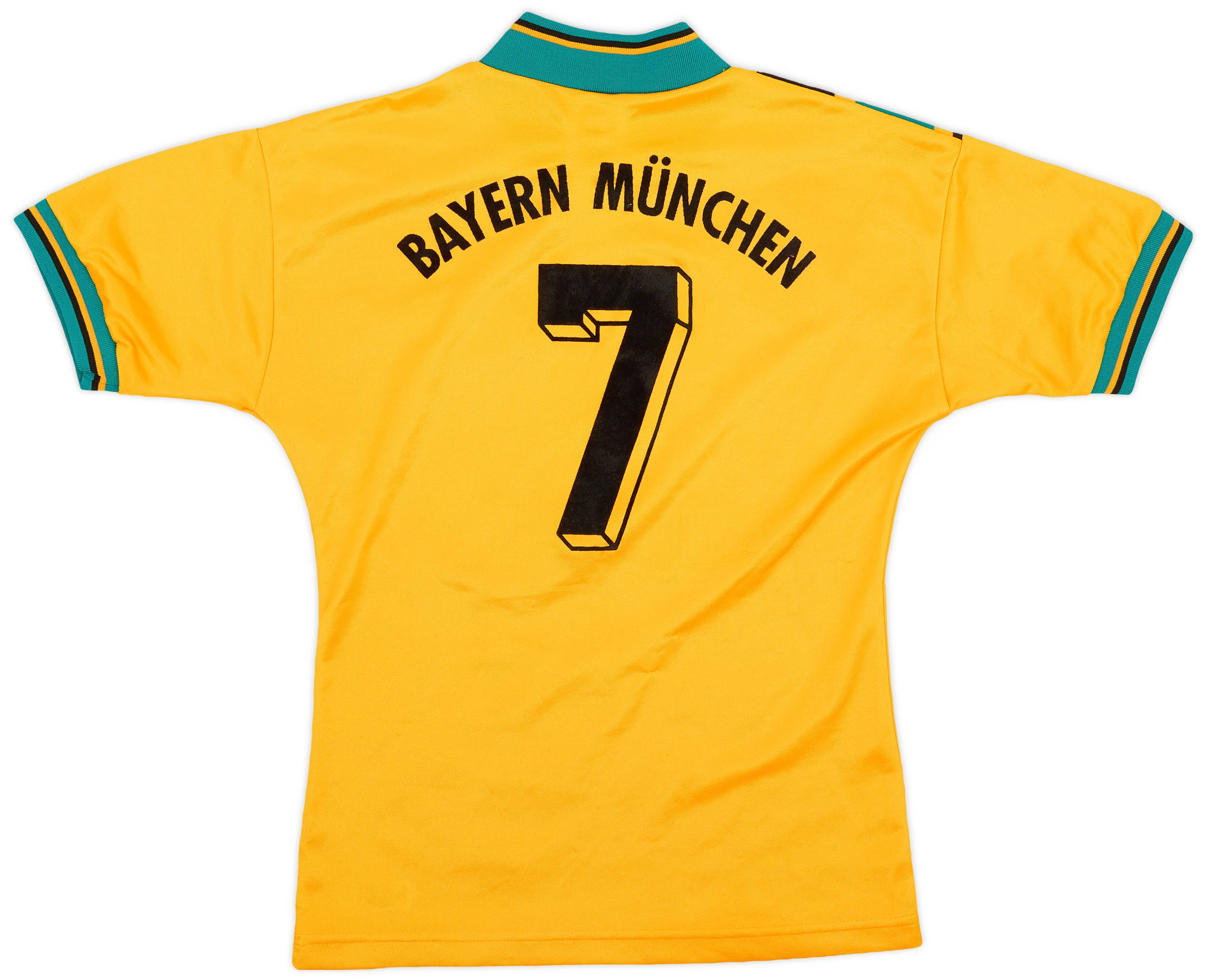 1993-96 Bayern Munich Away Shirt #7 - 9/10 - (XS)