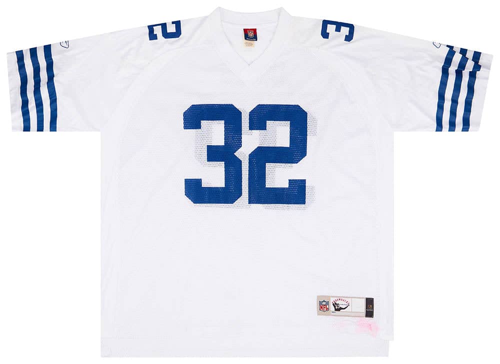 2005 Indianapolis Colts James #32 Reebok Throwback Jersey (Away) 3XL