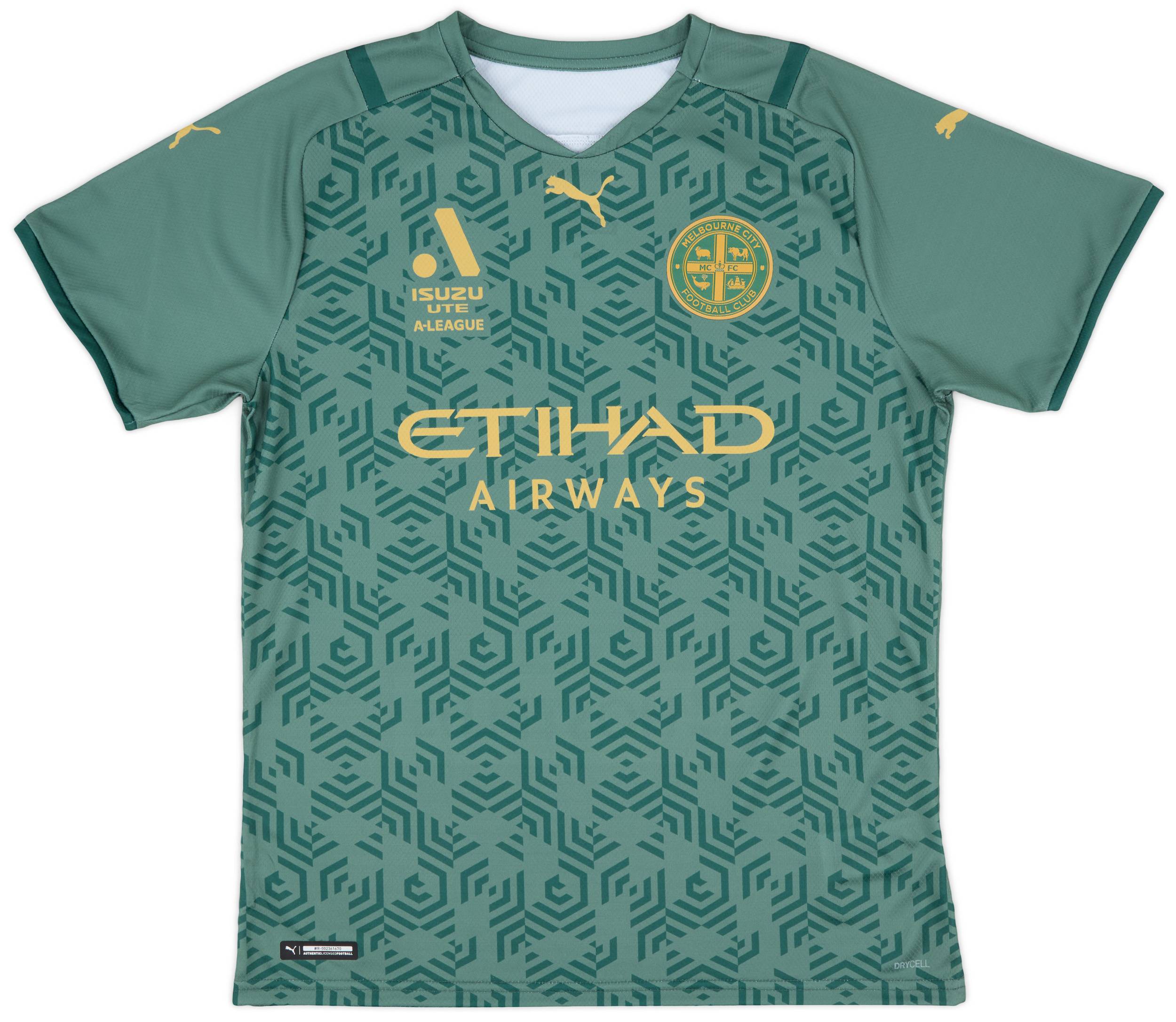 2021-22 Melbourne City Player Issue Away Shirt 5/10