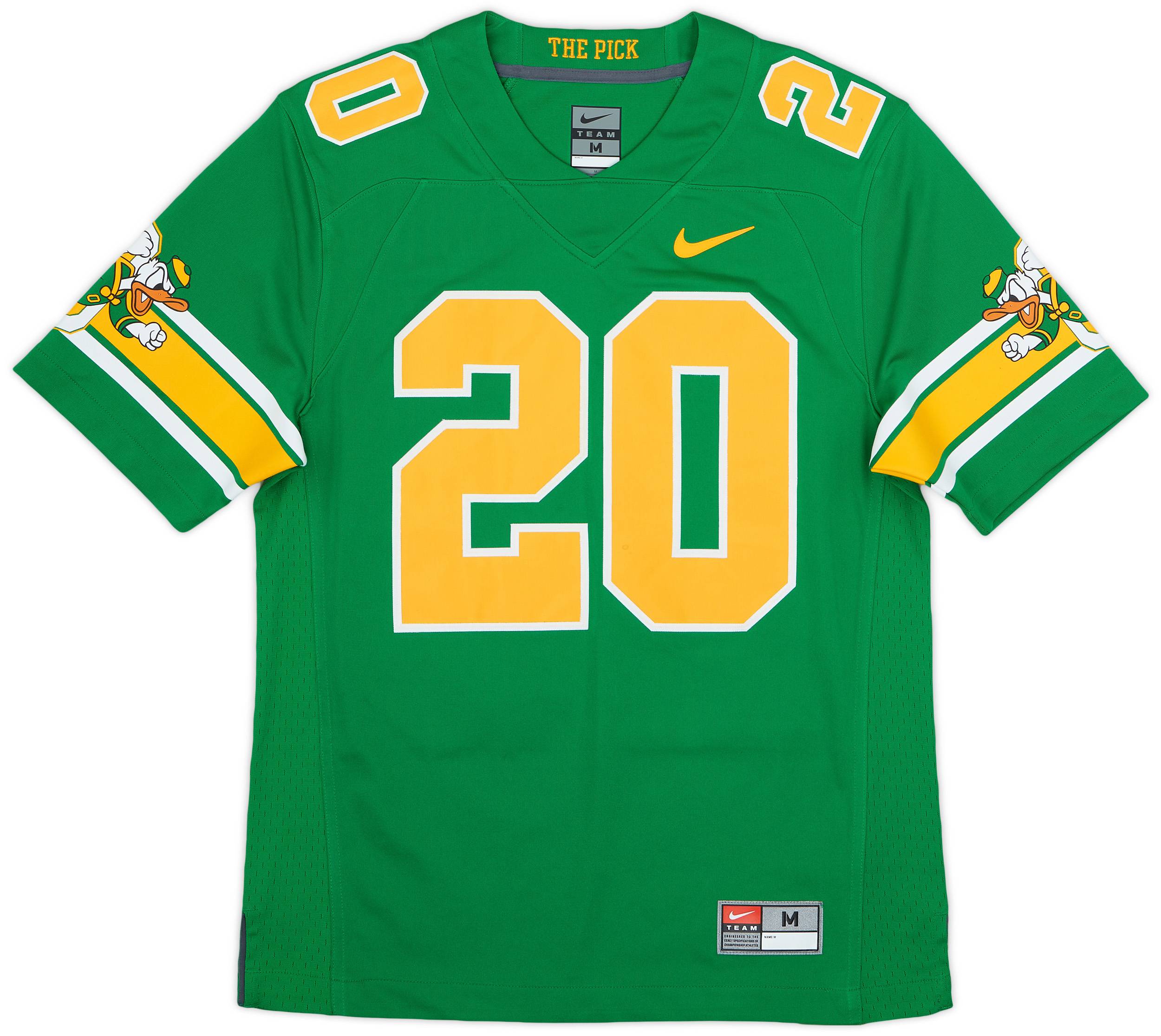 2014 Oregon Ducks Wheaton #20 Nike Camiseta retro - 8/10 - (M), image size:2500x2231