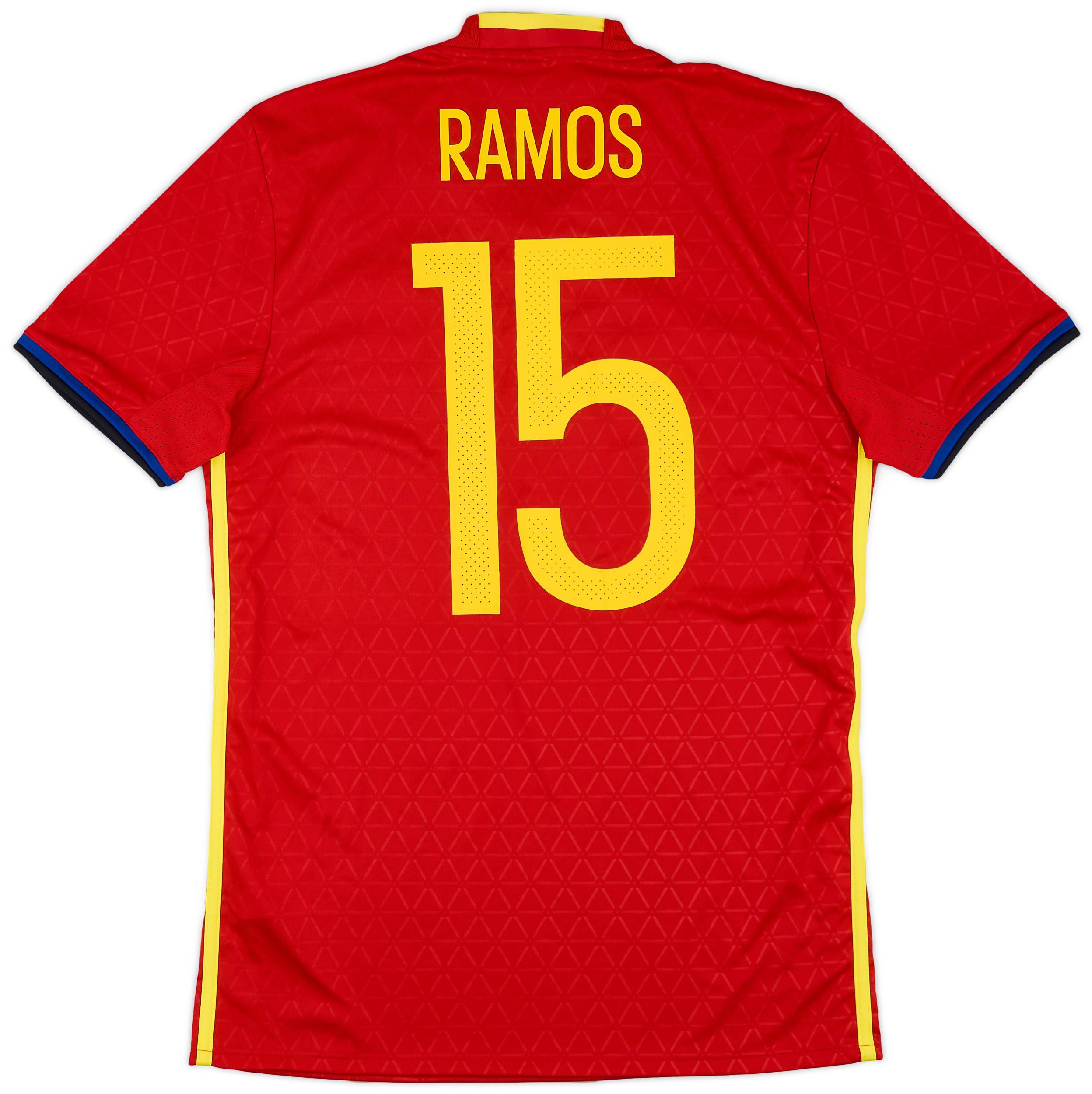 2016-17 Spain Home Shirt Ramos #15 - 10/10 - (S)