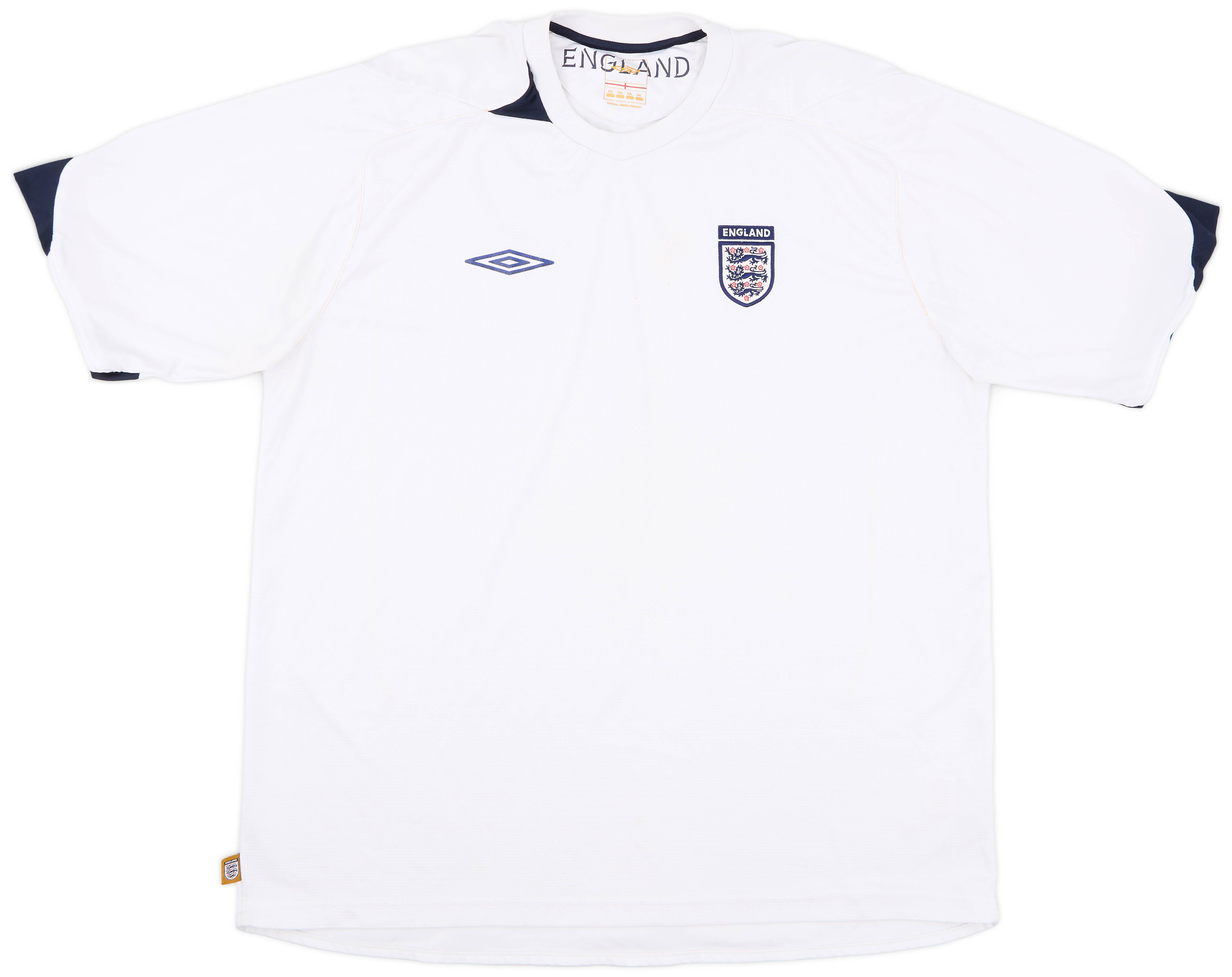 2006-07 England Umbro Training Shirt - 7/10 - (XXL)