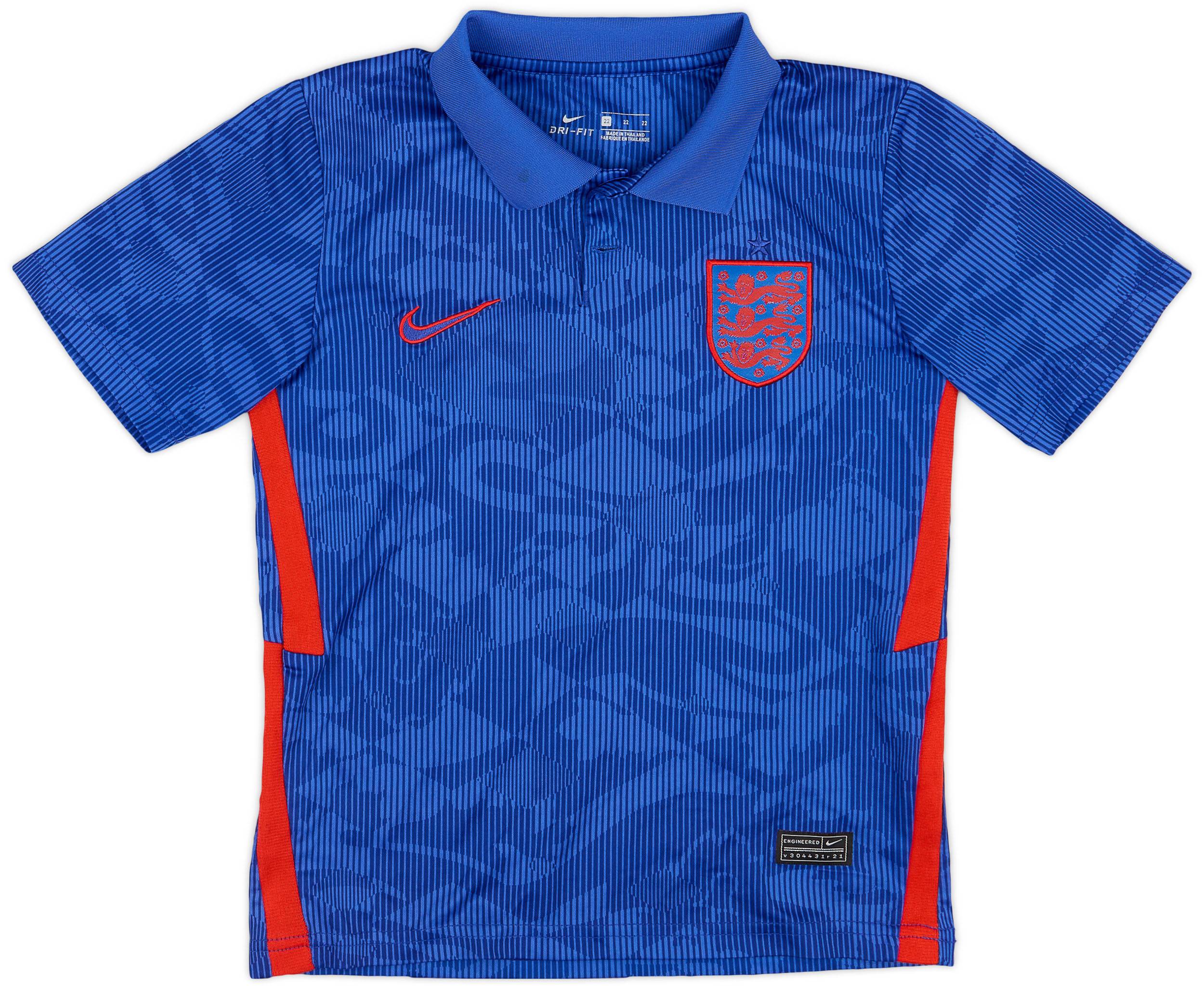 2020-21 England Away Shirt - 8/10 - (M.Boys)