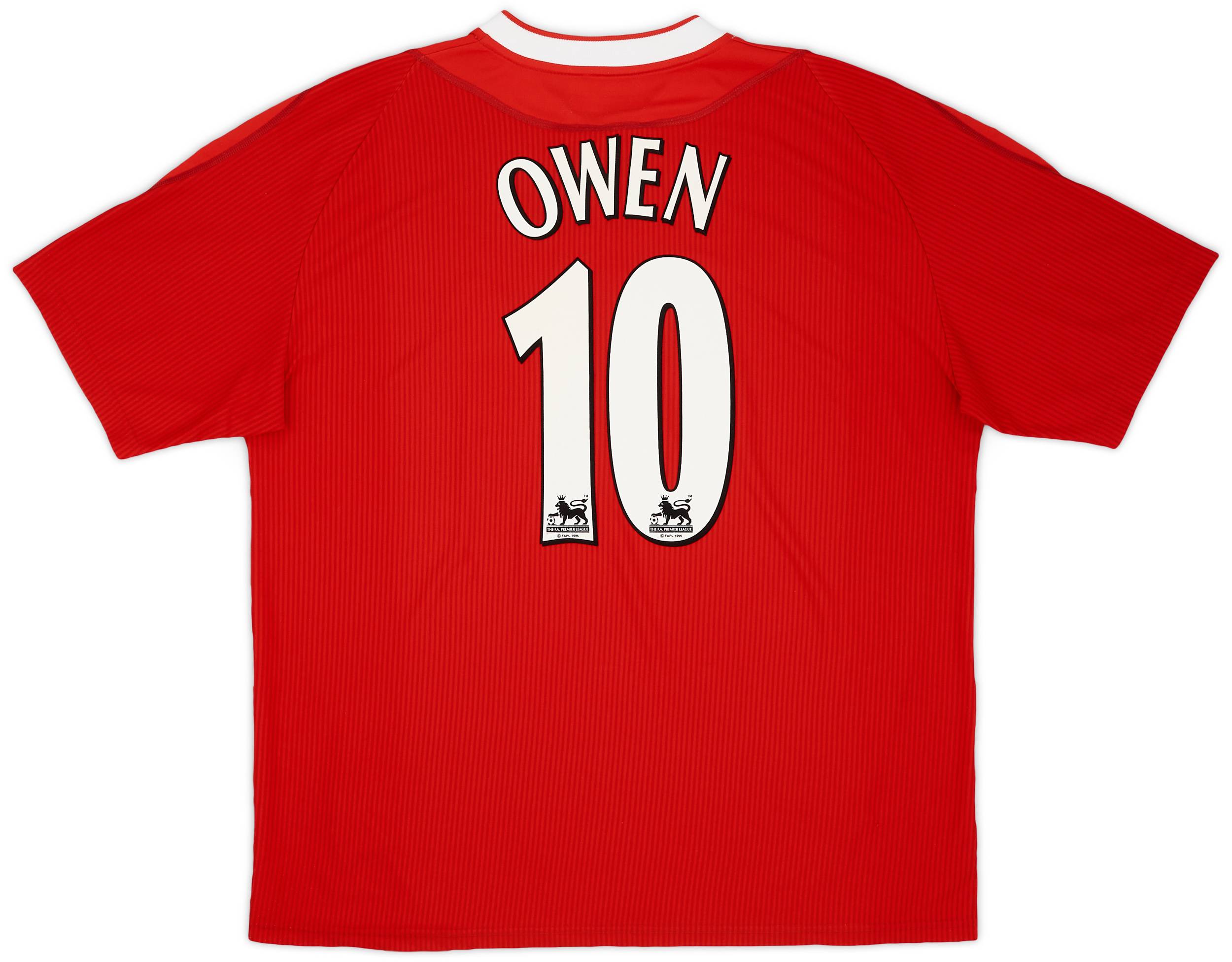 2002-04 Liverpool Home Shirt Owen #10 - 9/10 - (XL)
