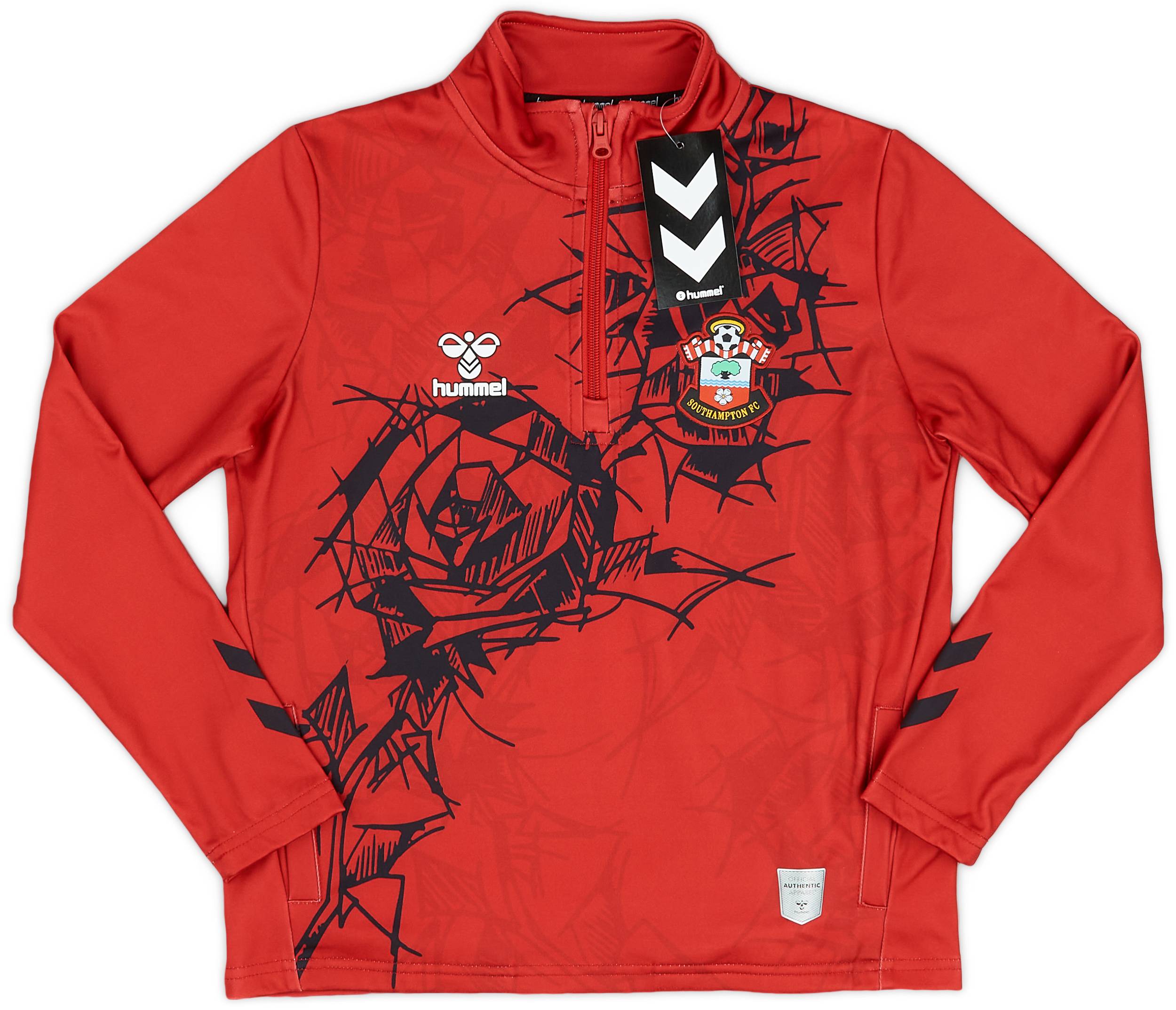 2023-24 Southampton Hummel Pre-Match 1/4 Zip Top (KIDS)
