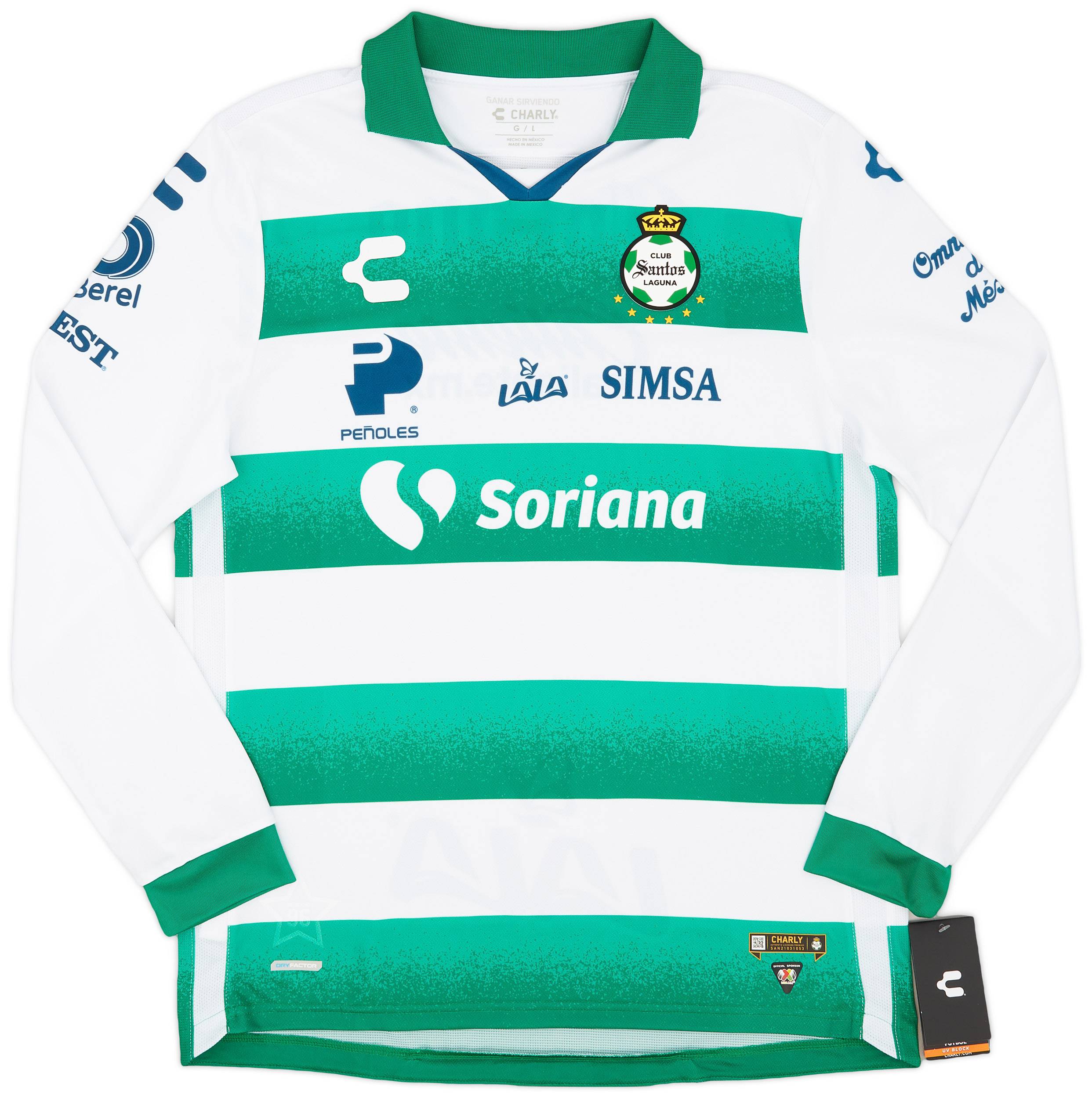 2021-22 Santos Laguna Home L/S Shirt