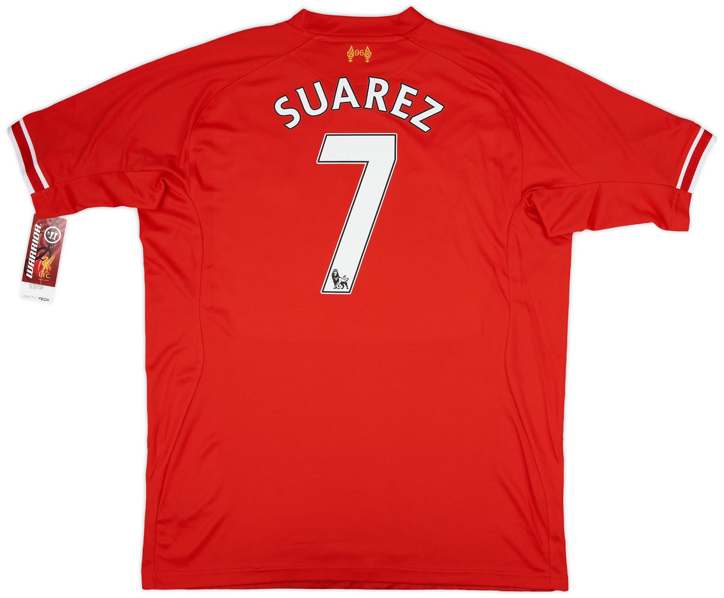 2013-14 Liverpool Home Shirt Suarez #7 (XXL)