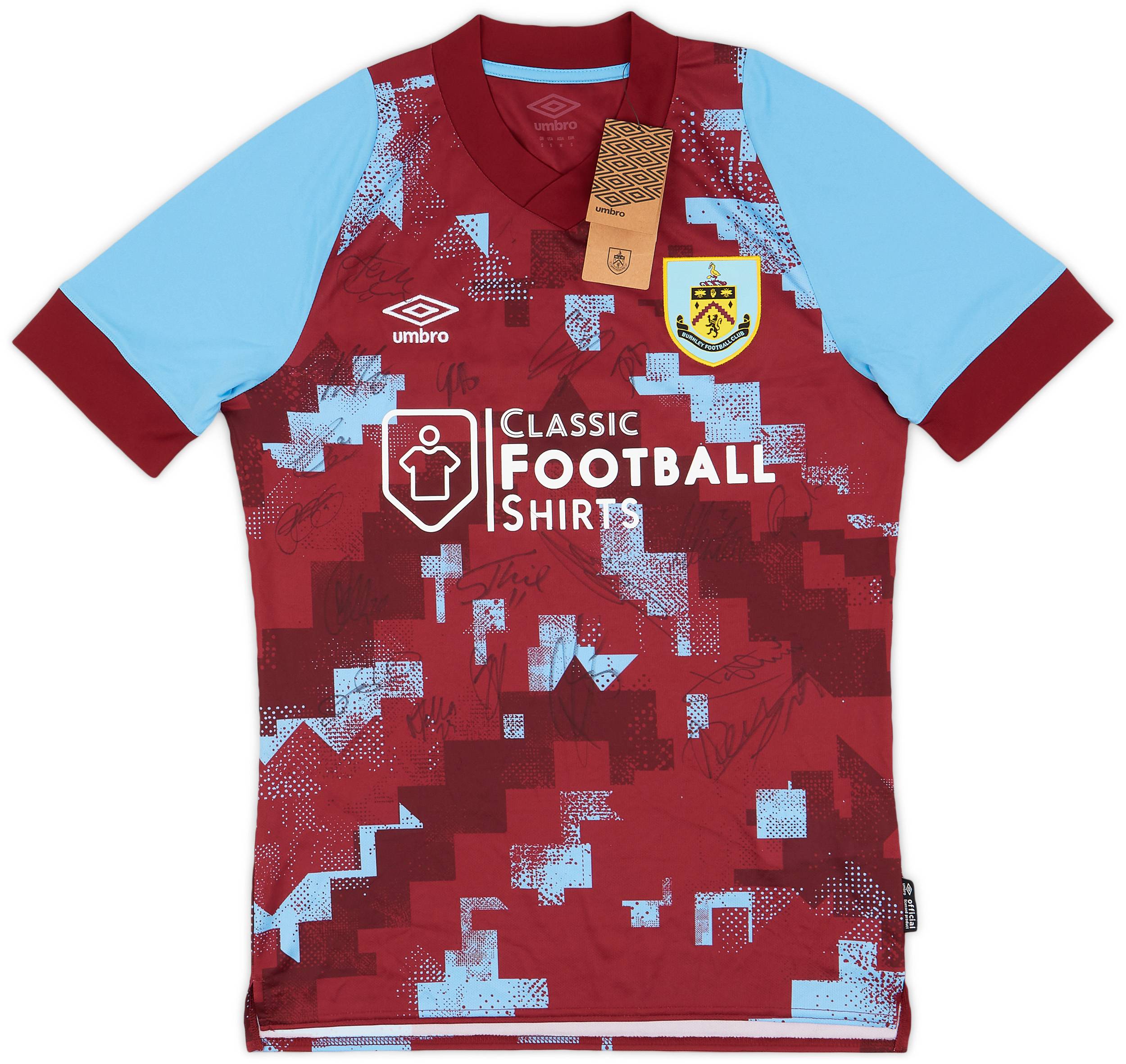 2022-23 Burnley Signed Home Shirt (S)