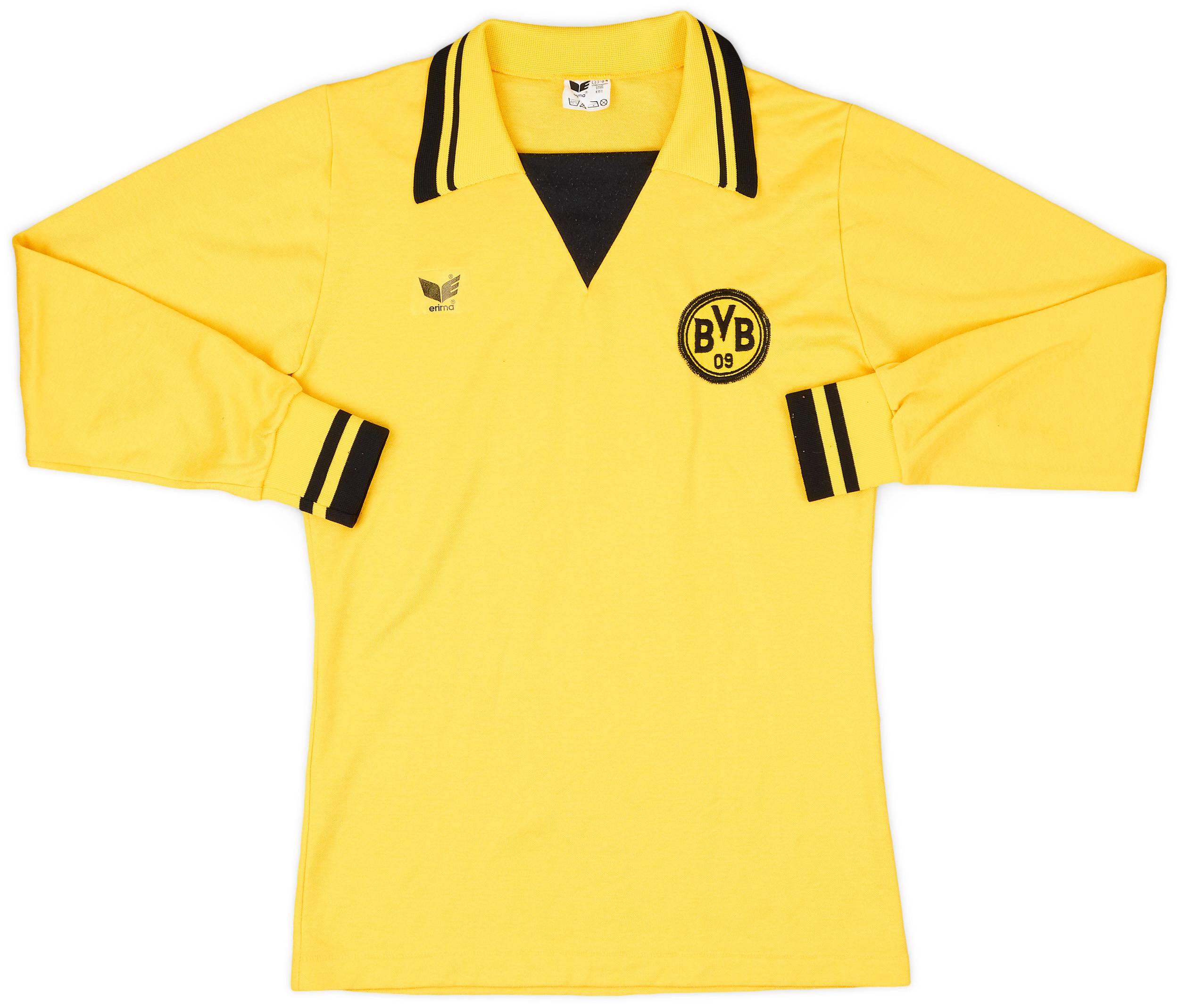 1979-80 Borussia Dortmund Home L/S Shirt - 9/10 - (S)