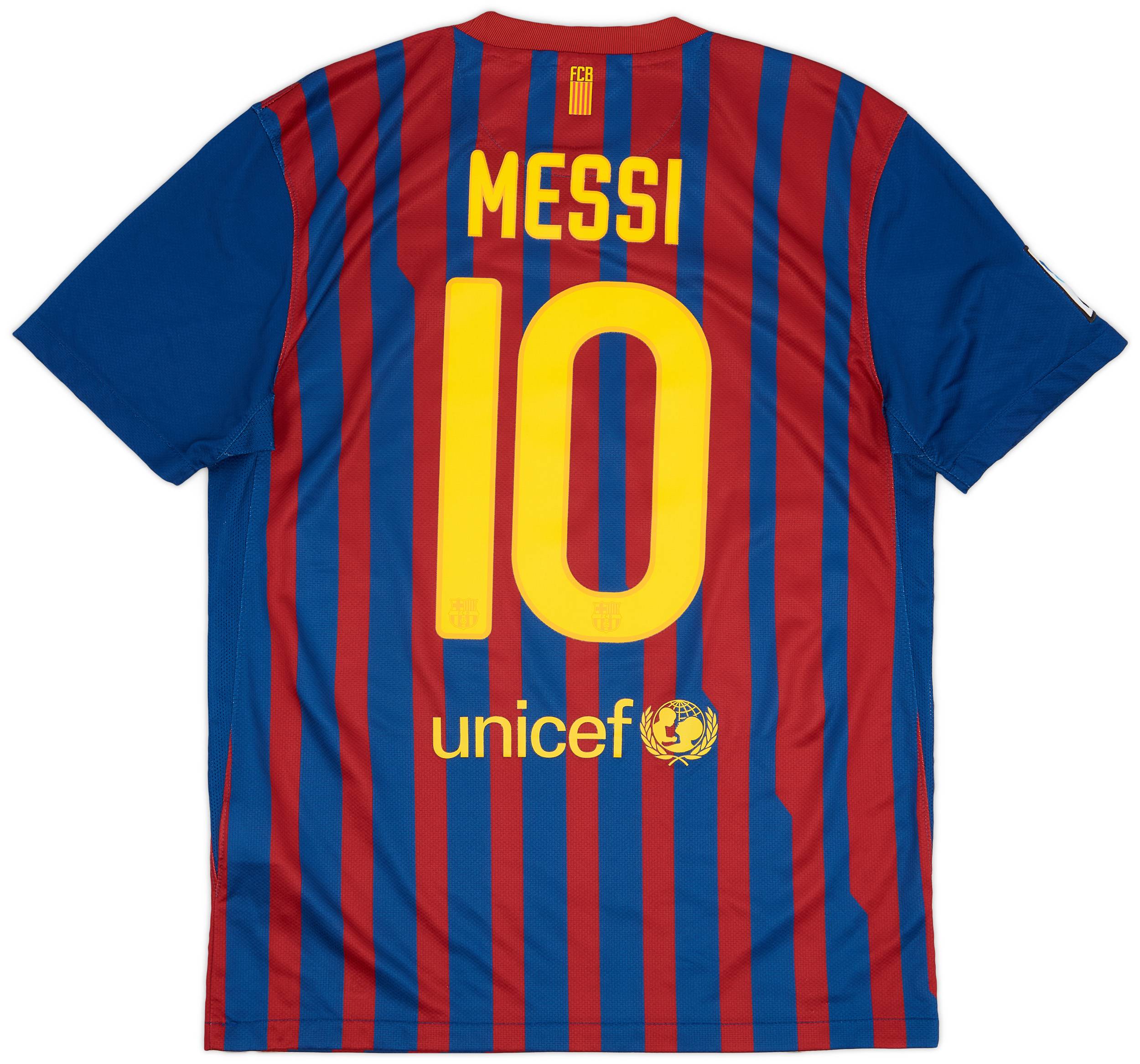 2011-12 Barcelona Home Shirt Messi #10 - 8/10 - (M)