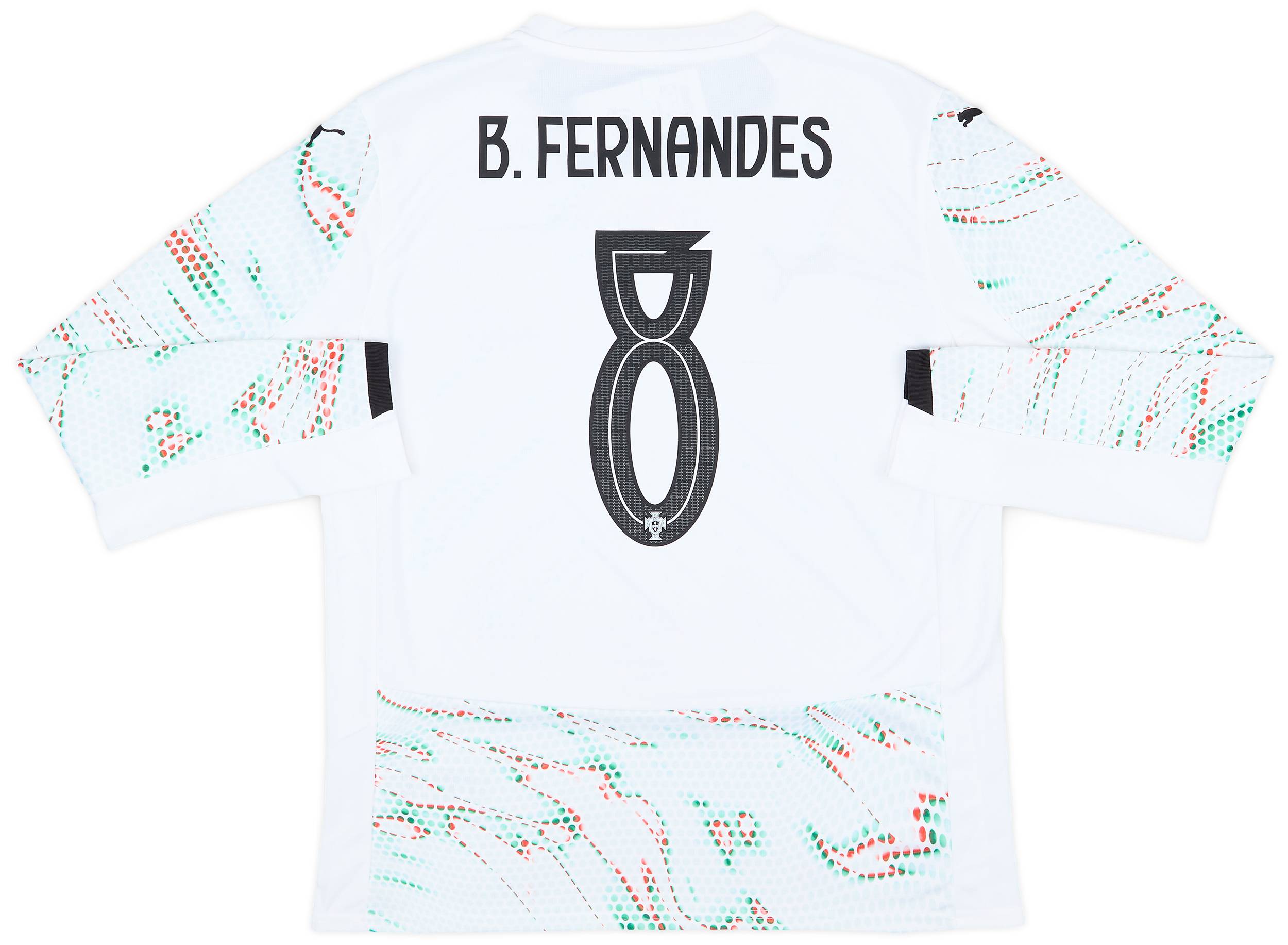 2025-26 Portugal Away L/S Shirt B.Fernandes #8