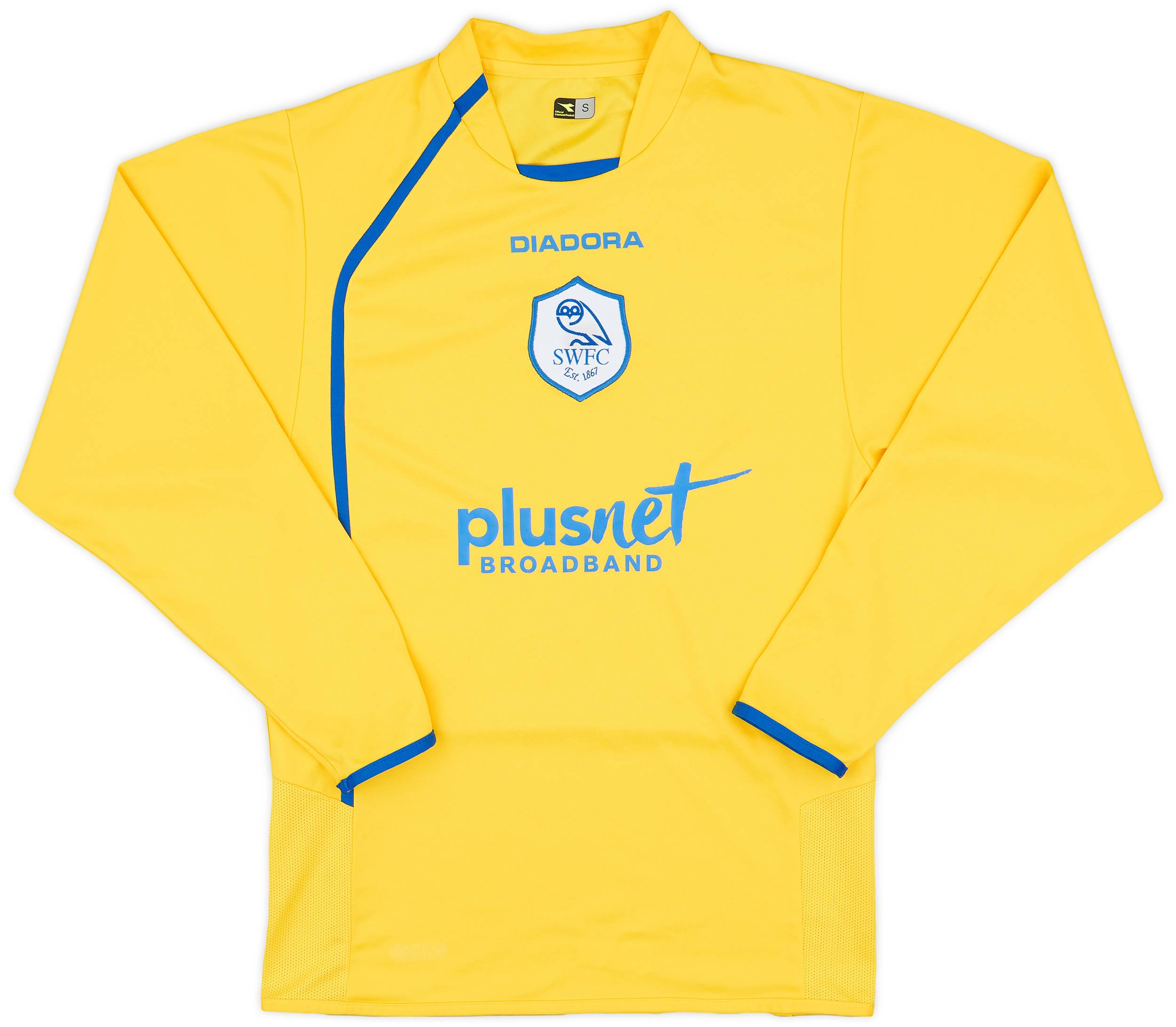 2006-07 Sheffield Wednesday Away L/S Shirt - 7/10 - (S)