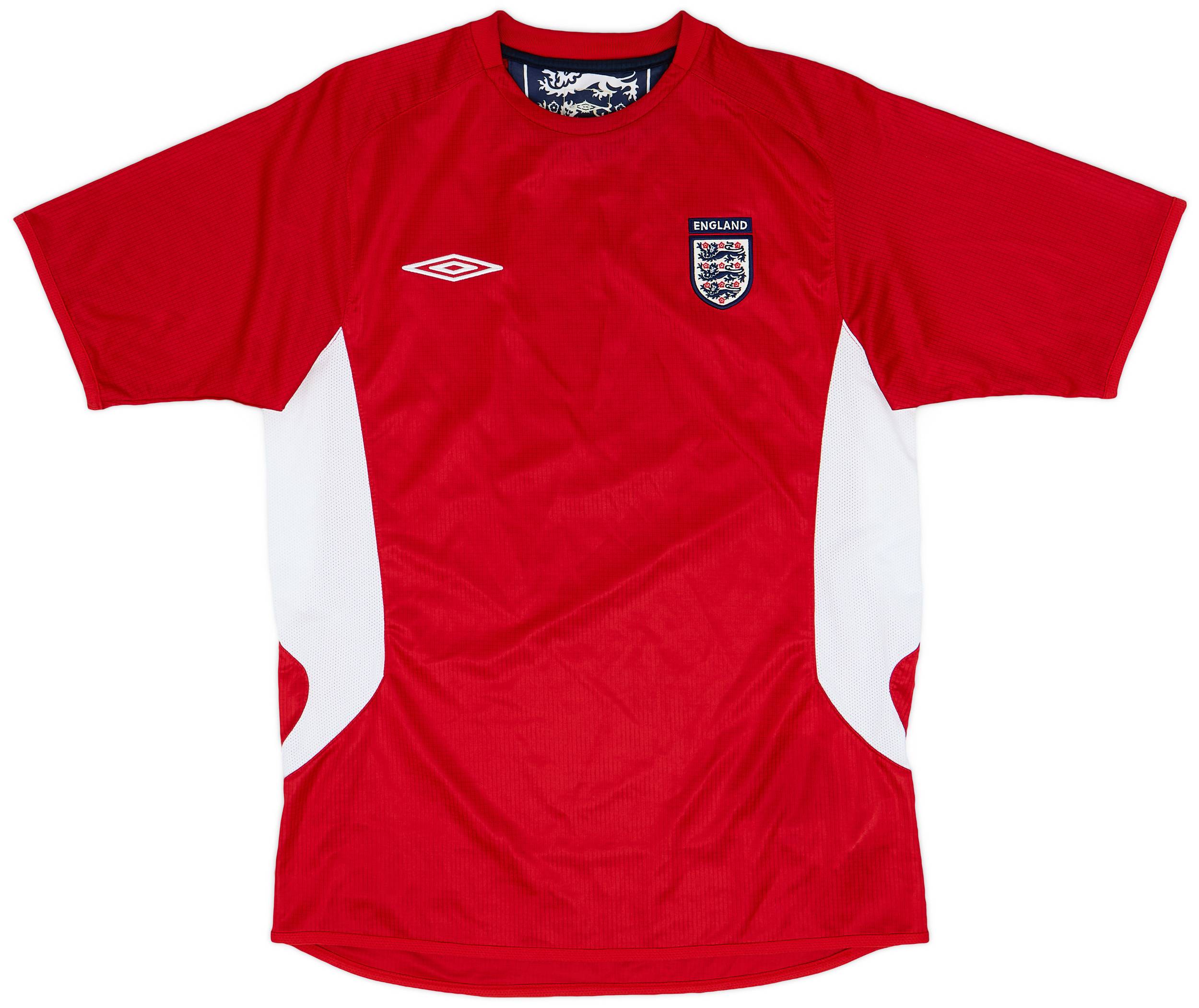 2004-06 England Umbro Training Shirt - 8/10 - (M)