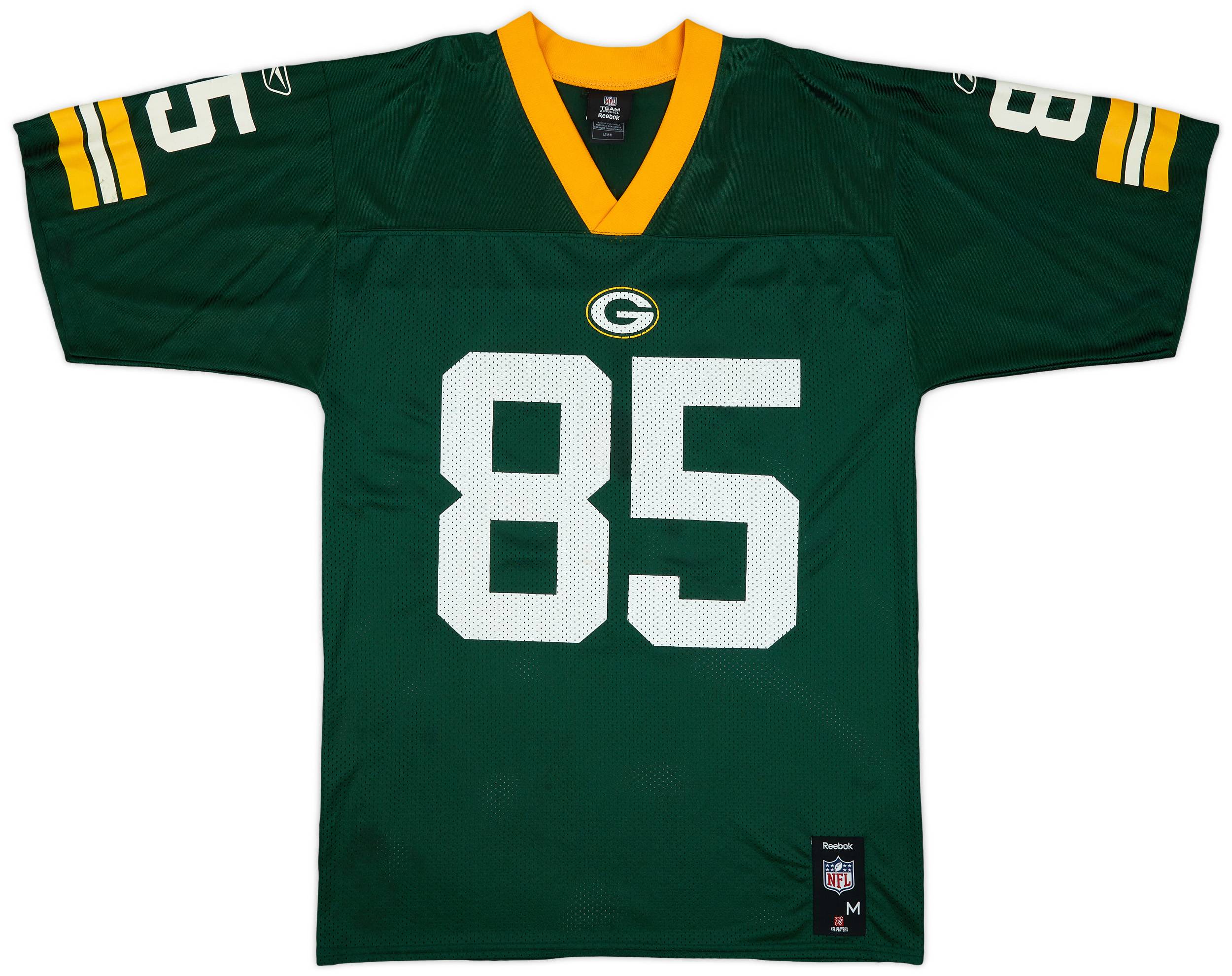 2008-11 Green Bay Packers Jennings #85 Reebok Replica Home Jersey - 6/10 - (M)