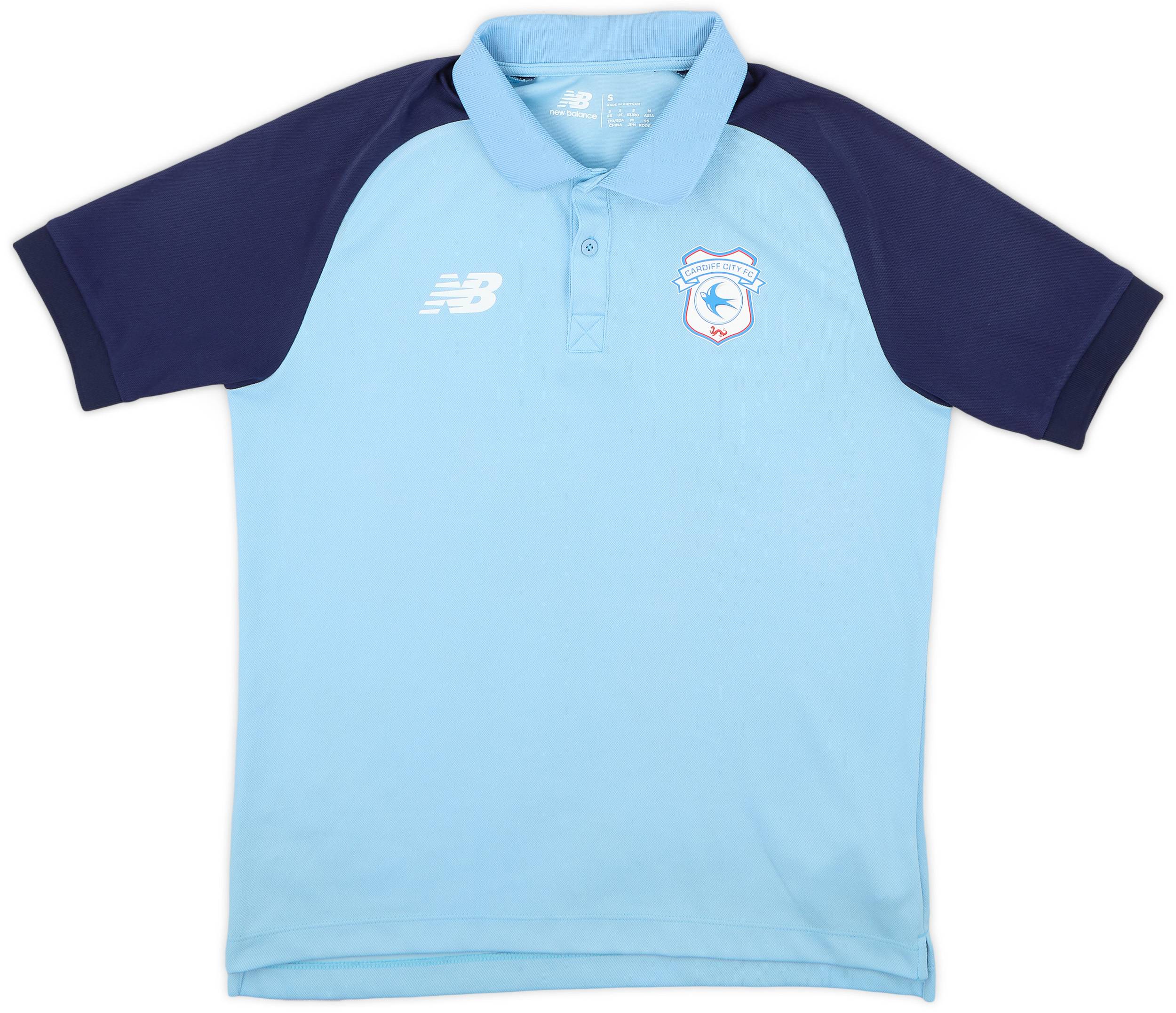2023-24 Cardiff City New Balance Training Shirt - 9/10 - (S)