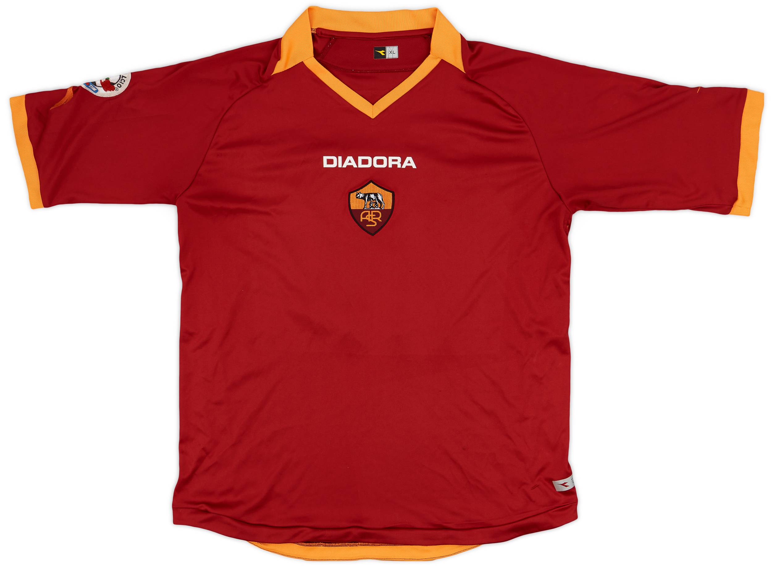 2006-07 Roma Home Shirt Totti #10 - 6/10 - (XL)