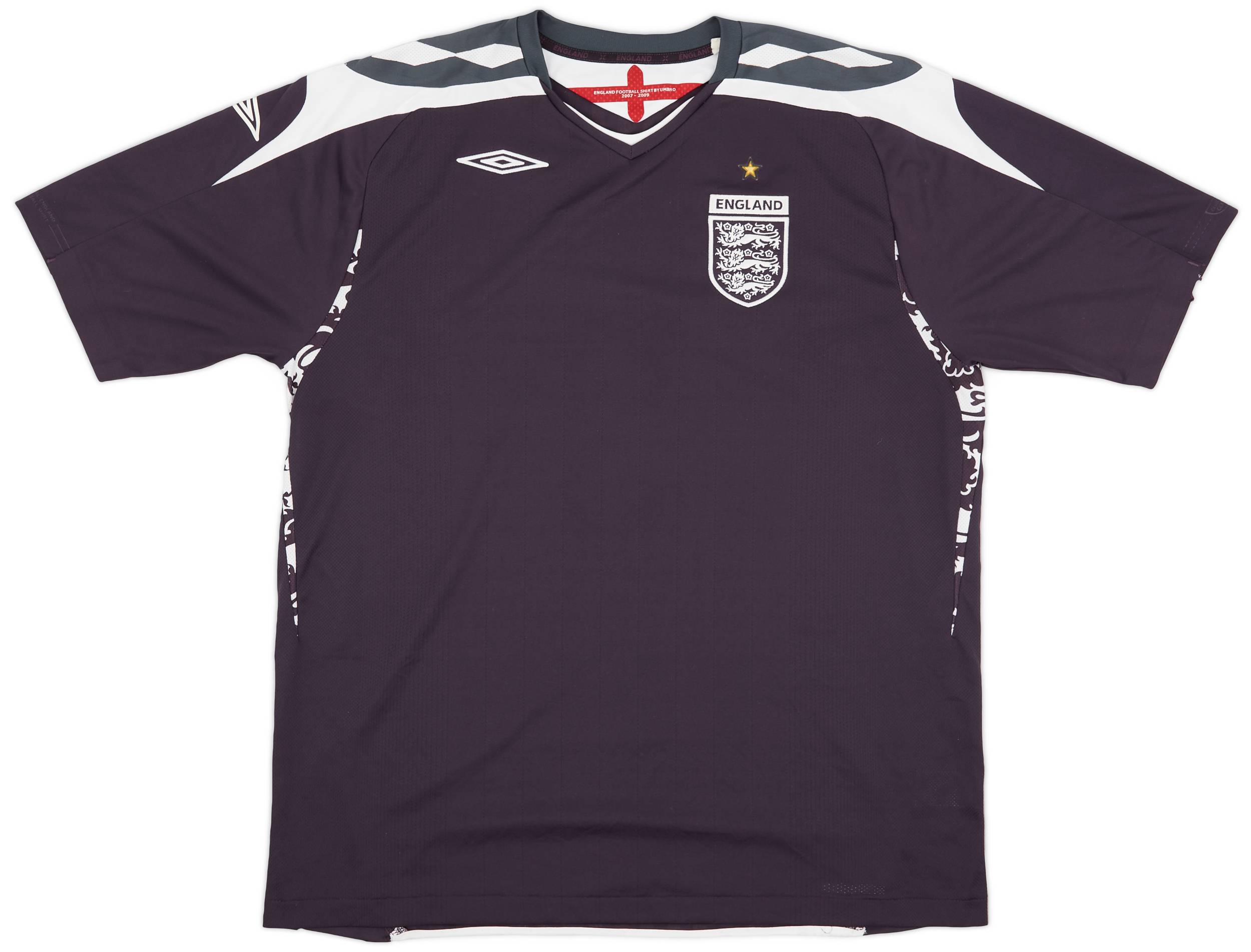 2007-09 England GK S/S Shirt - 7/10 - (XXL)