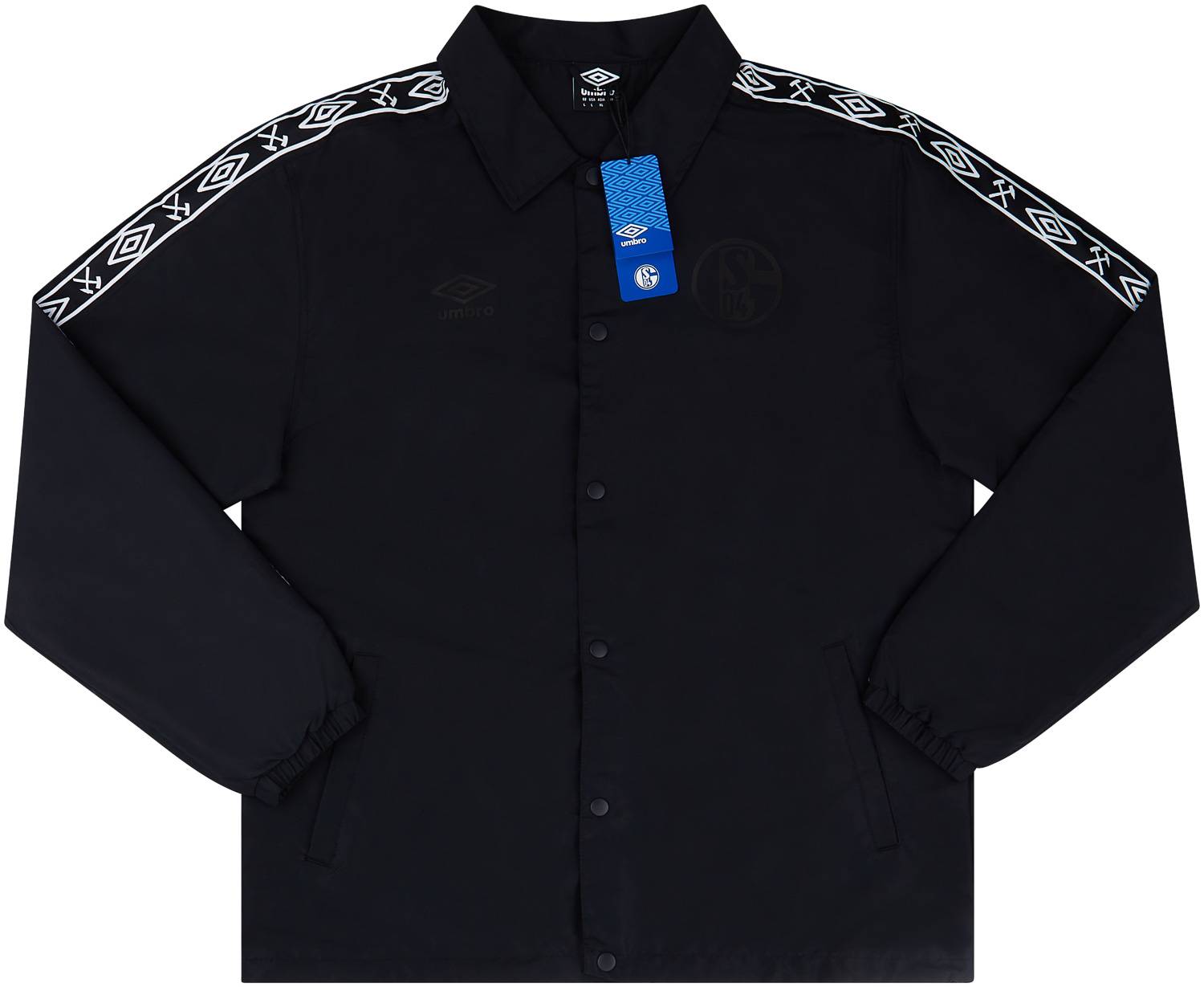 2020-21 Schalke Umbro Taped Coach Jacket