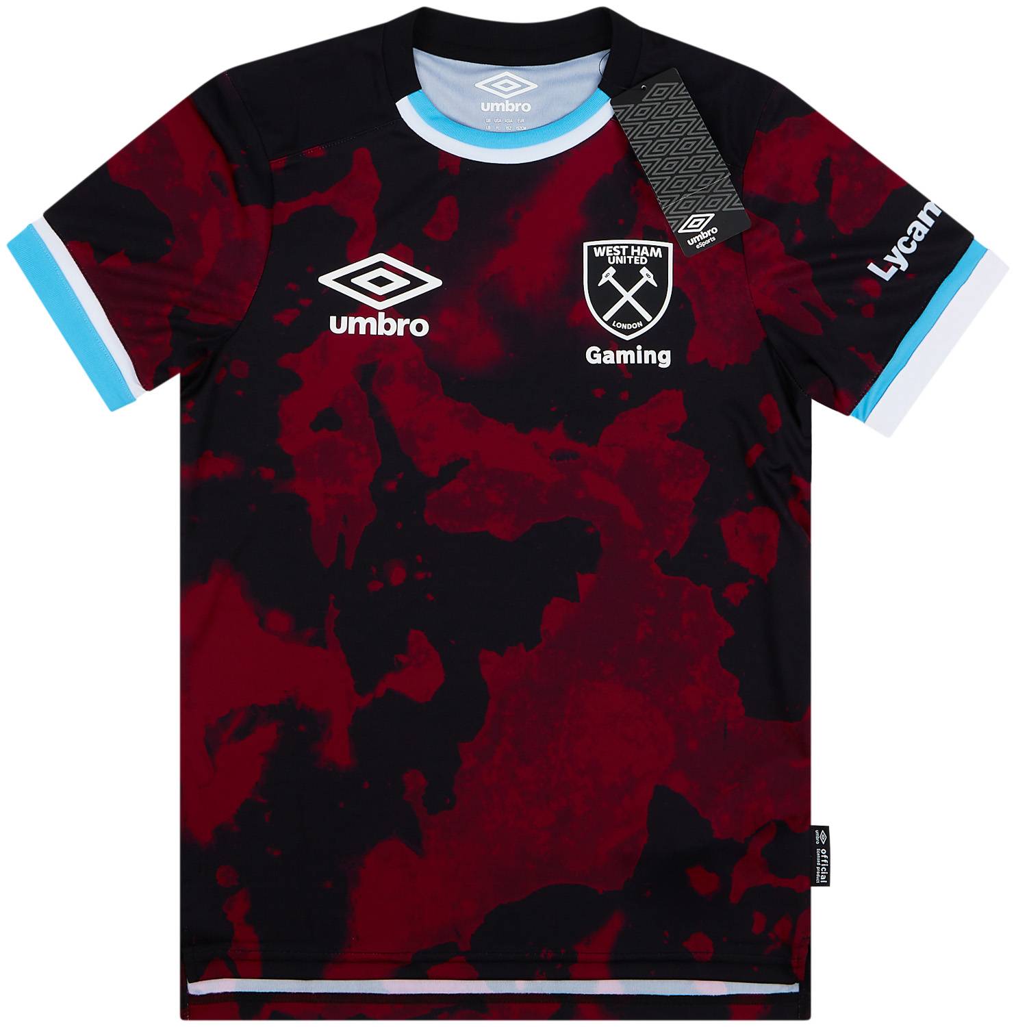 2021-22 West Ham Umbro eSports Shirt - NEW - (KIDS)