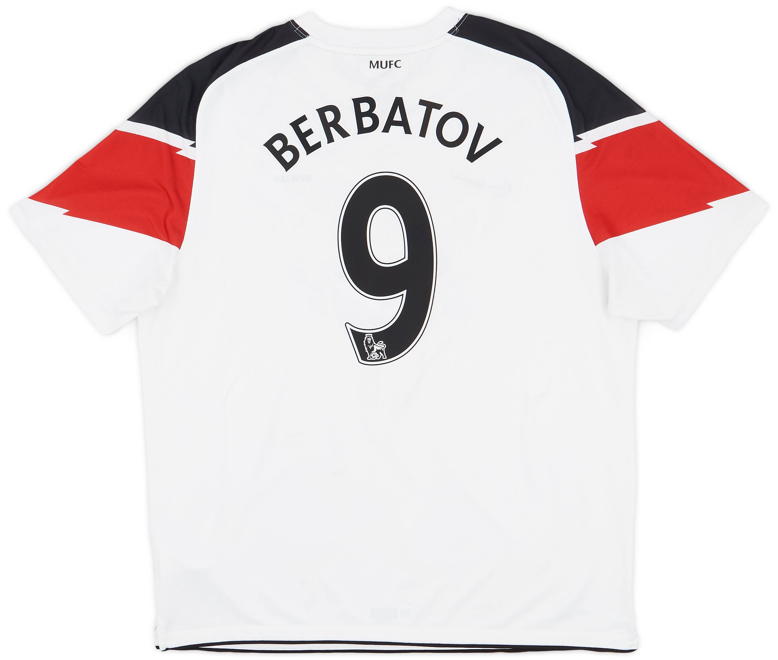 2010-12 Manchester United Away Shirt Berbatov #9 - 7/10 - (XL)