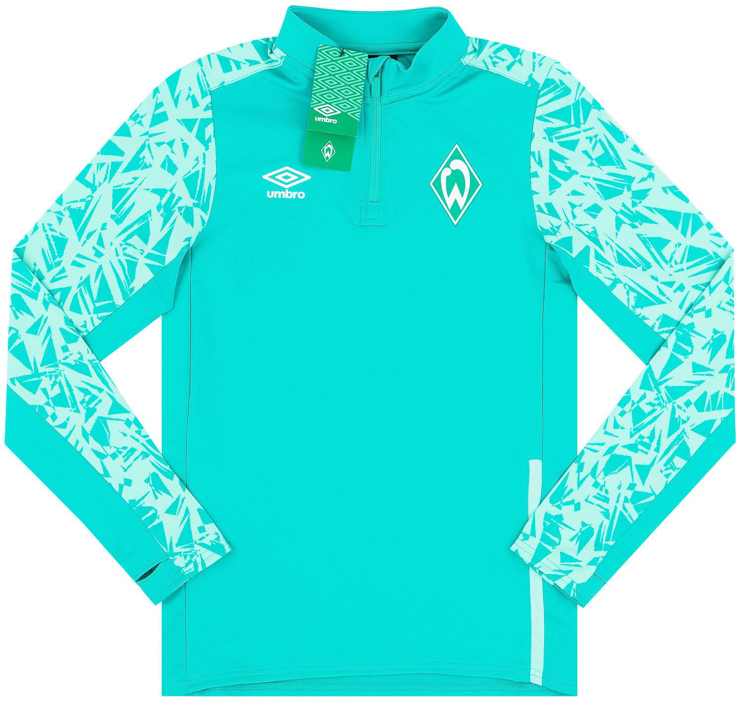 2020-21 Werder Bremen Umbro 1/4 Zip Training Top - NEW - (XL.Kids)