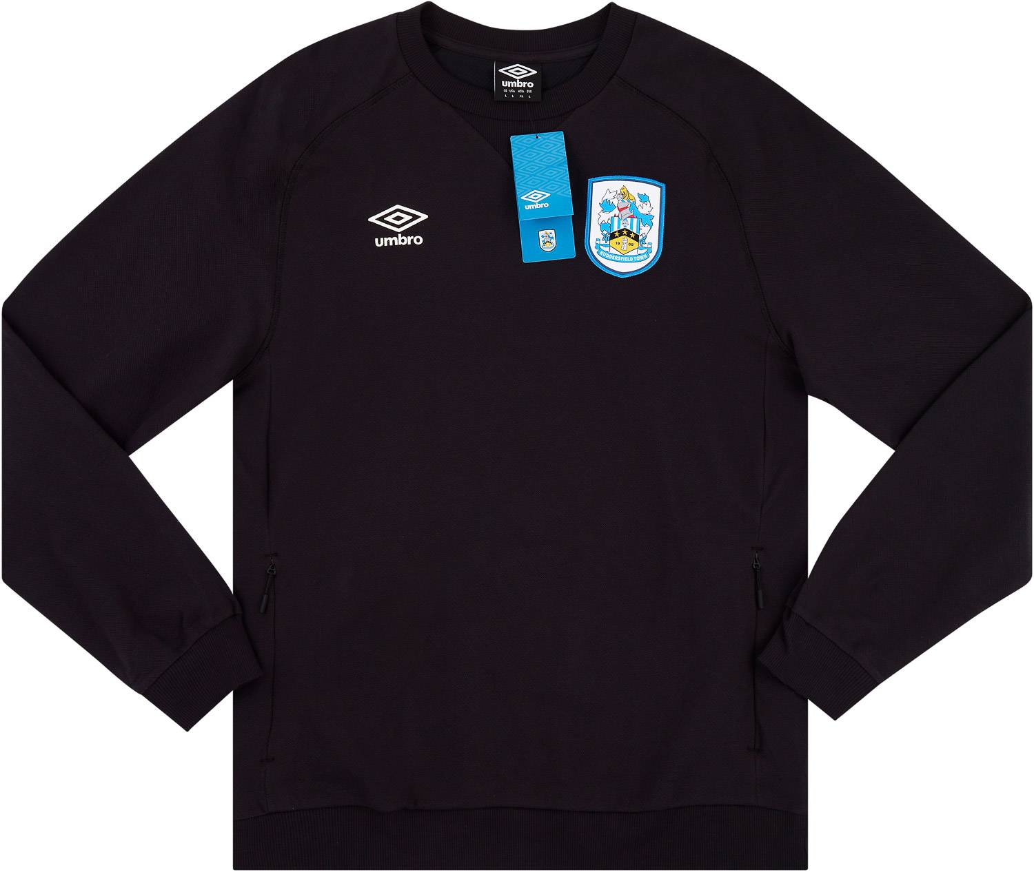 2020-21 Huddersfield Town Umbro Travel Sweat Top - NEW
