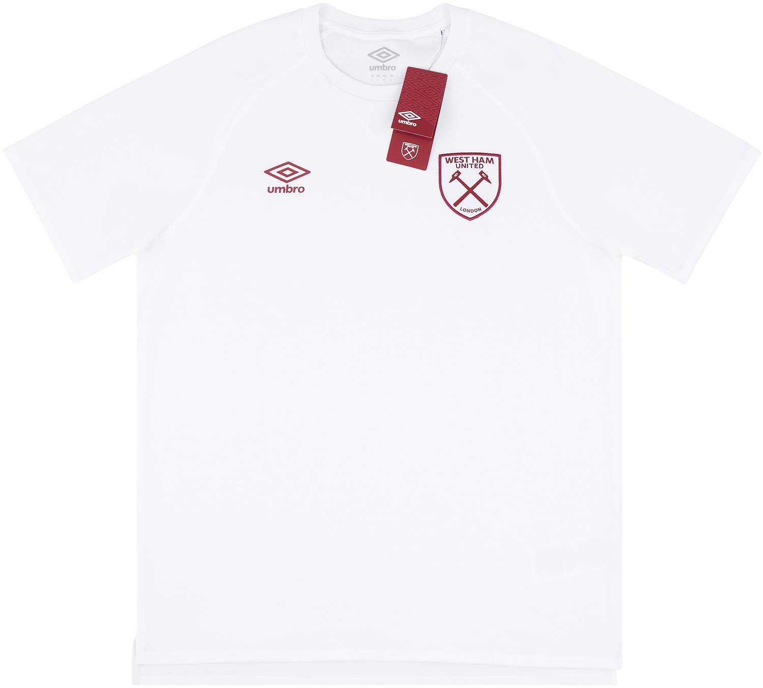 2021-22 West Ham Umbro Travel Tee - NEW