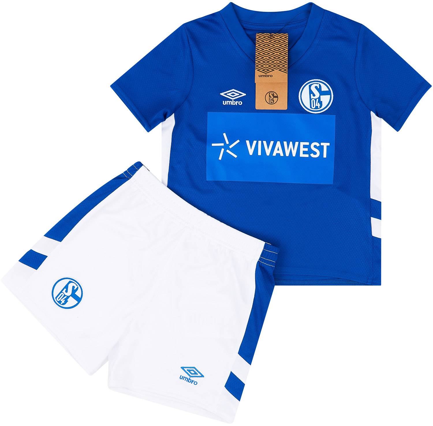 2021-22 Schalke Home Shirt & Shorts Kit (BABY)