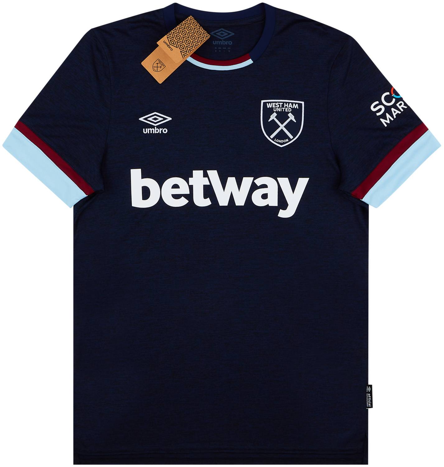 2021-22 West Ham Third Shirt - NEW