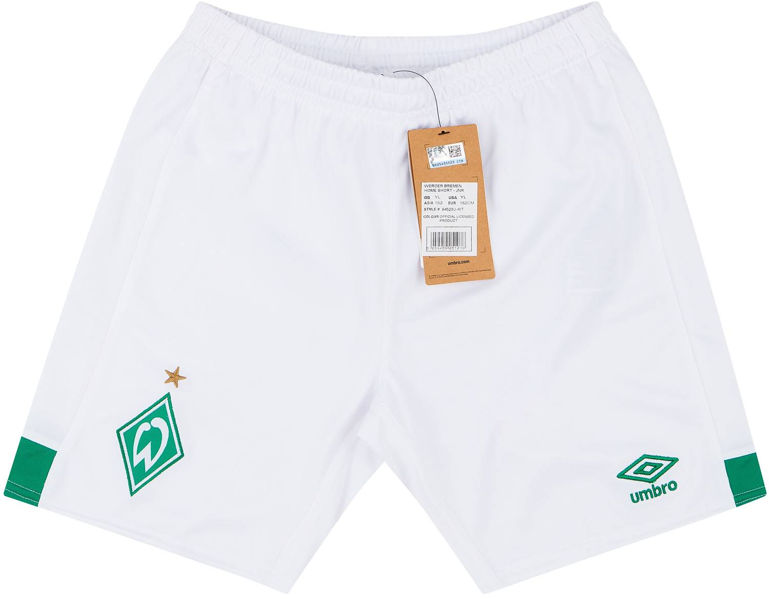 2021-22 Werder Bremen Home Shorts - NEW - (KIDS)
