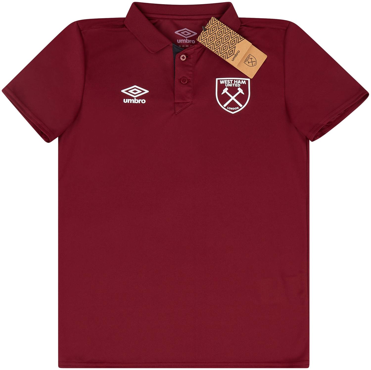 2021-22 West Ham Umbro Travel Polo (KIDS)