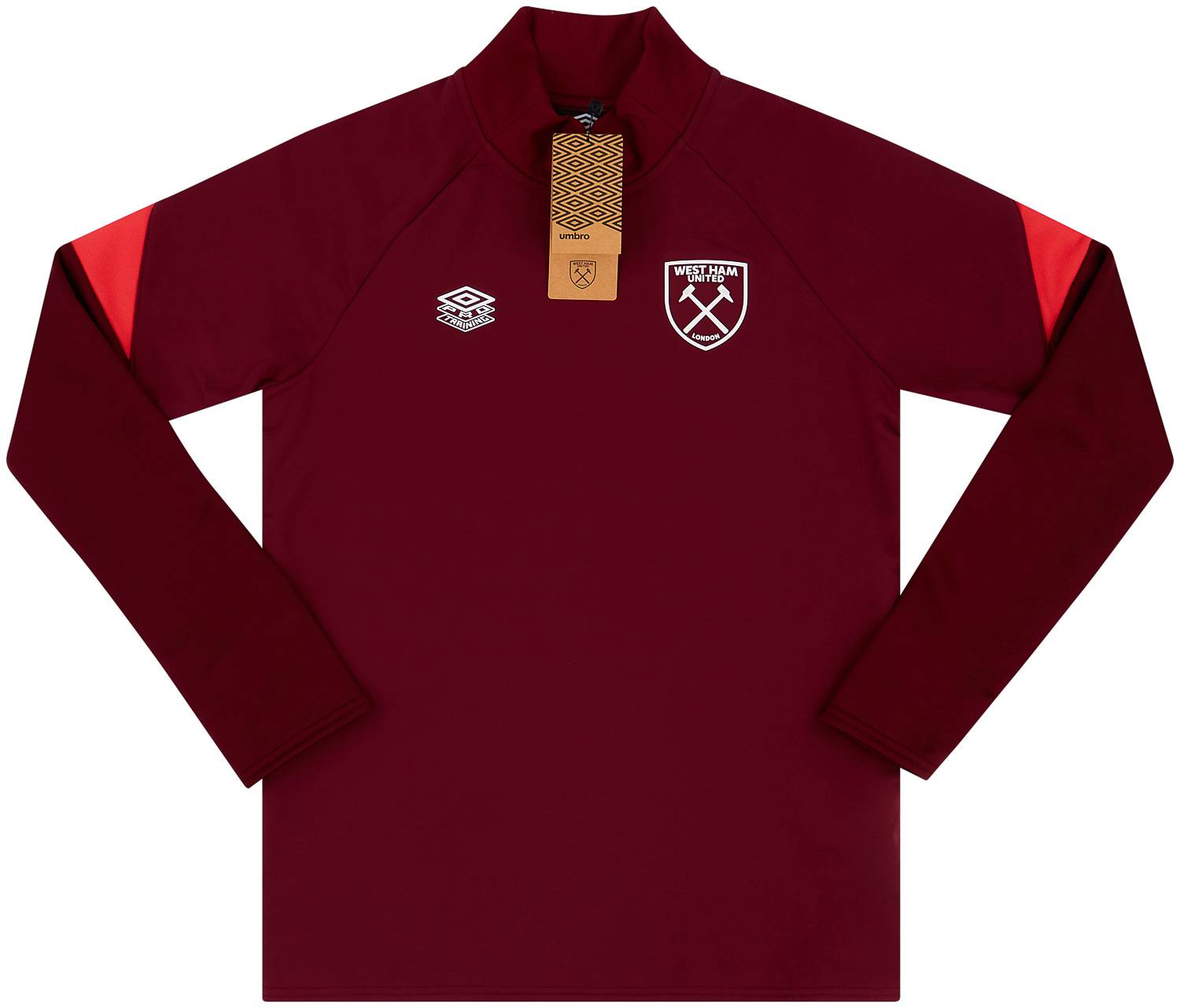 2021-22 West Ham Umbro Training Drill Top - NEW - (KIDS)