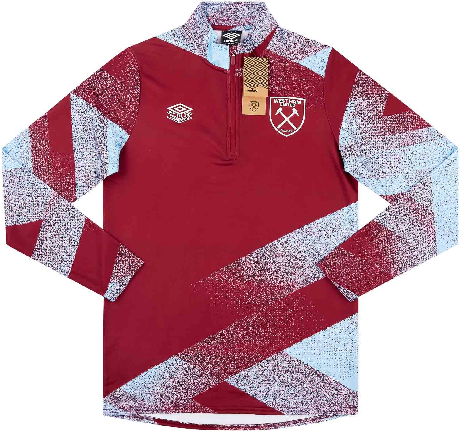 2021-22 West Ham Umbro 1/4 Zip Training Top
