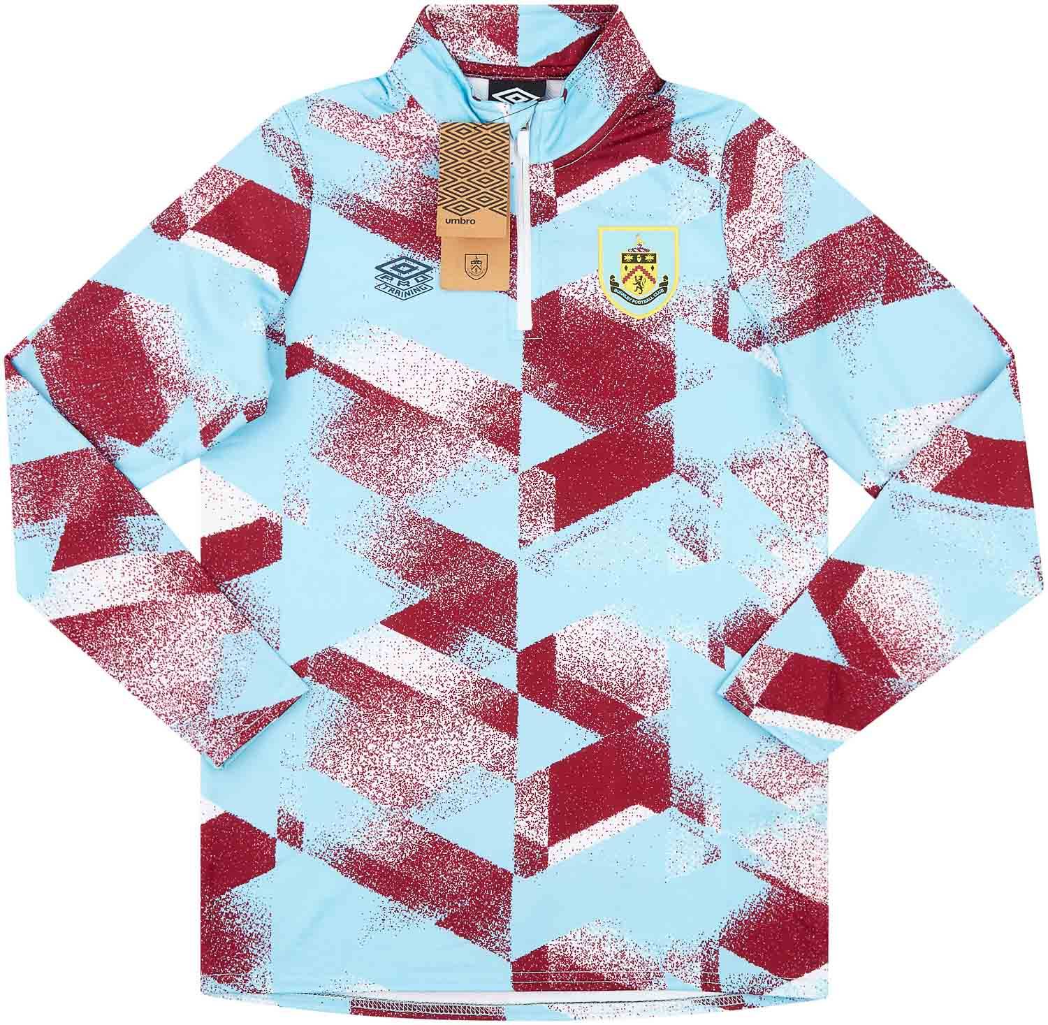 2021-22 Burnley Umbro 1/4 Zip Training Top - NEW - (KIDS)