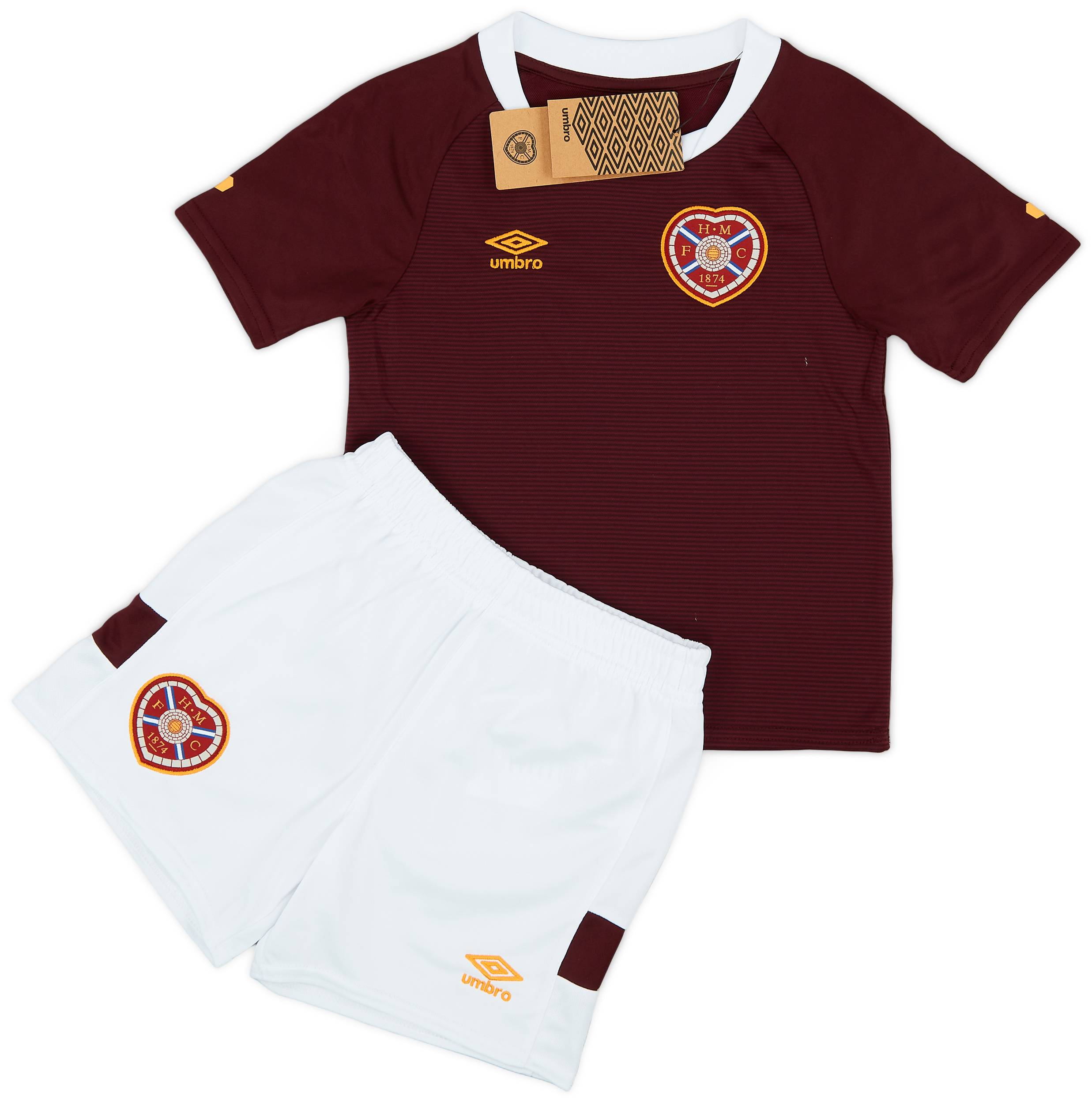 2022-23 Hearts Home Shirt & Shorts Kit - (2-3 Years)