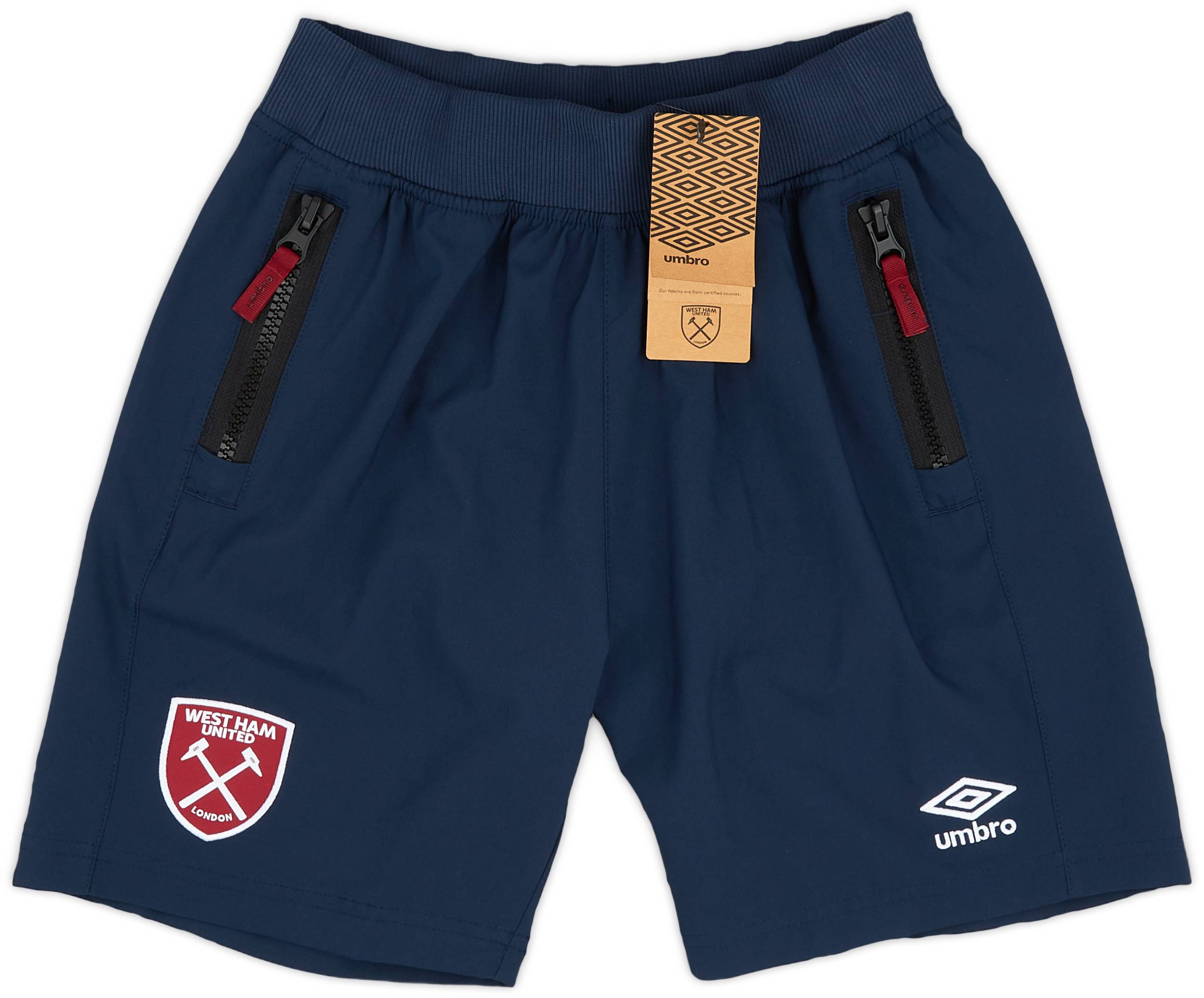 2022-23 West Ham Umbro Travel Shorts (KIDS)