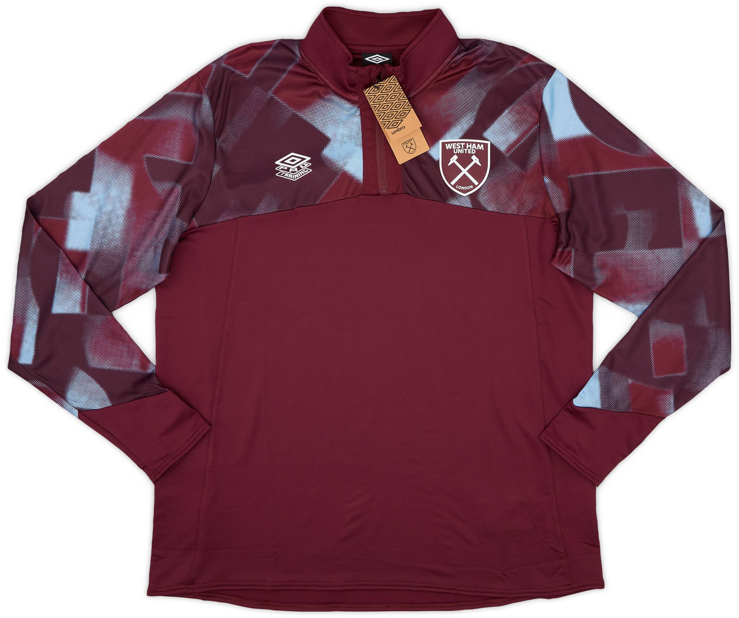 2022-23 West Ham Umbro 1/4 Zip Training Top (XXL)