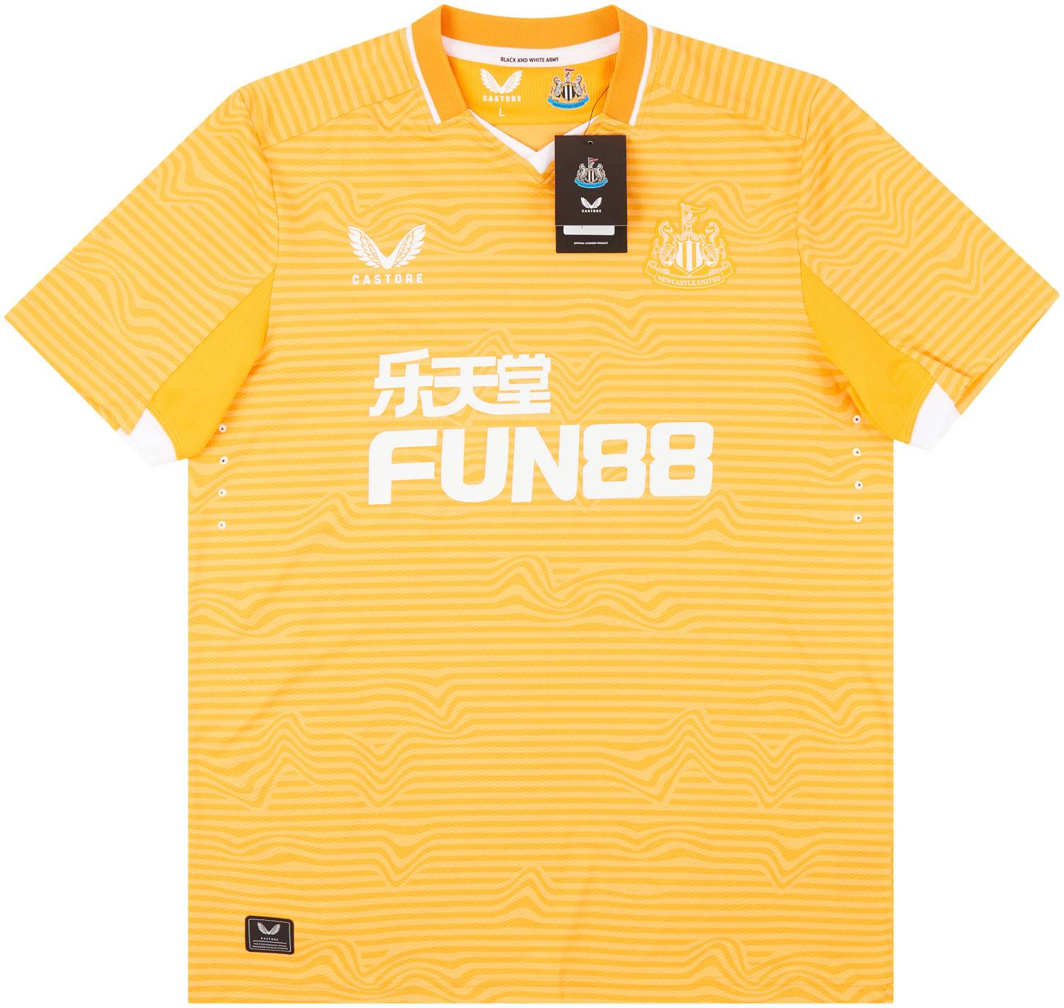 2021-22 Newcastle Player Issue Pro S/S GK Away Shirt