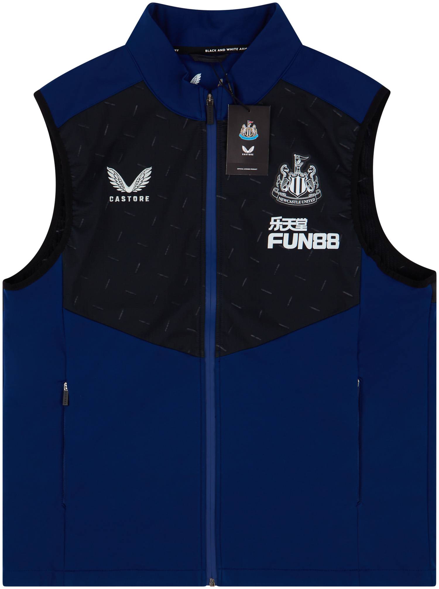 2021-22 Newcastle Castore Travel Gilet - NEW