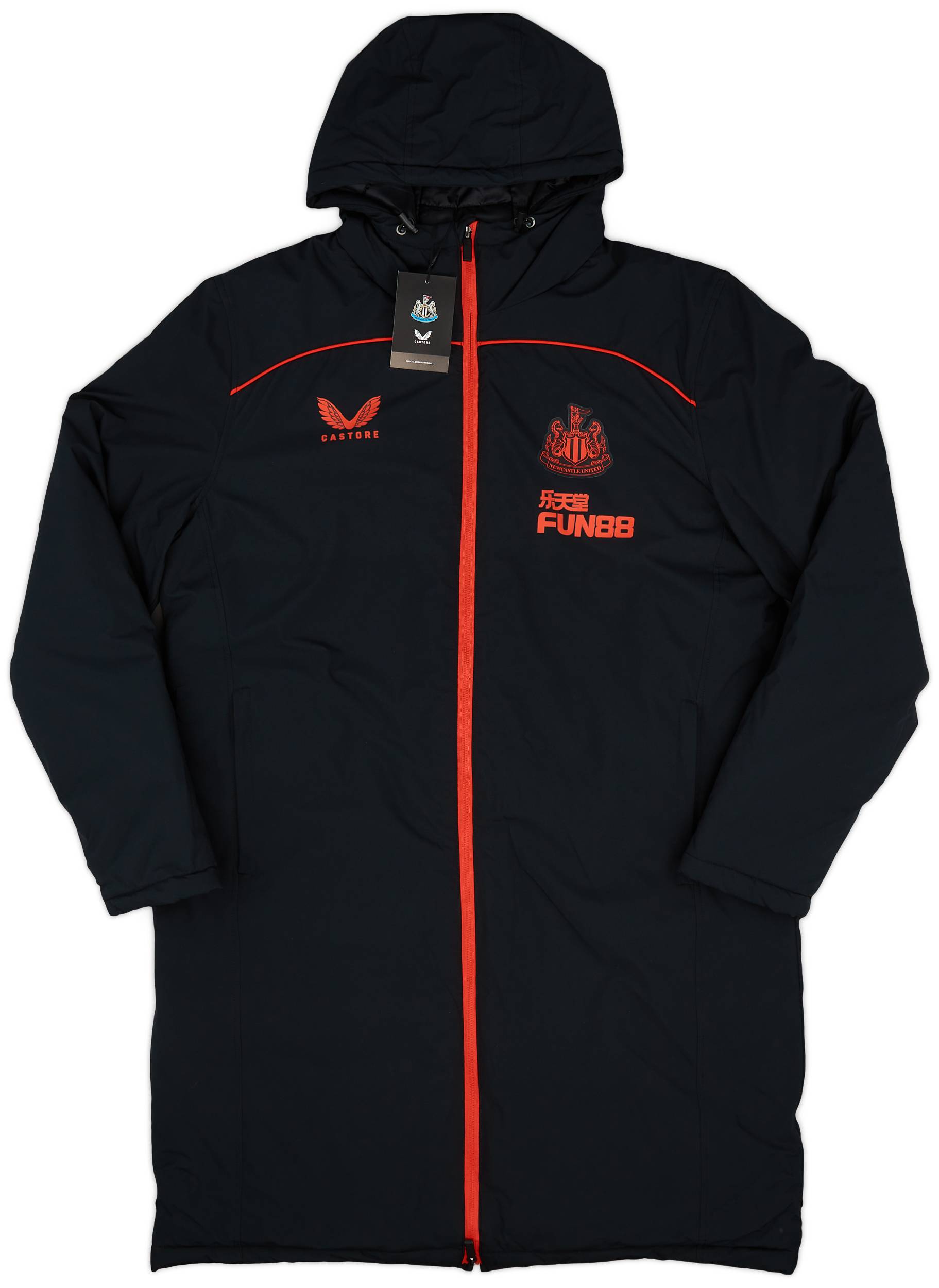 2021 22 Newcastle Castore Long Bench Coat