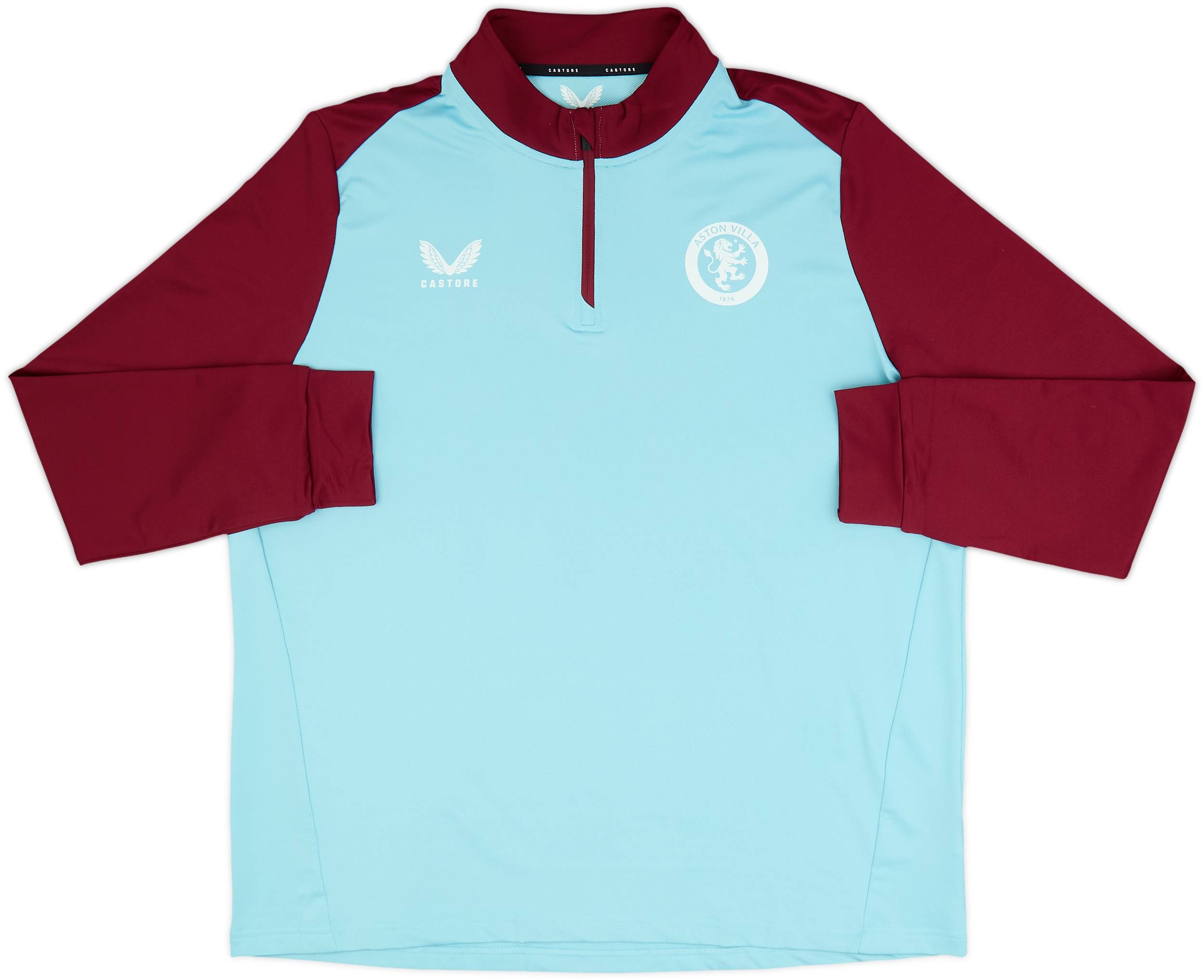 2023-24 Aston Villa Castore 1/4 Zip Training Top