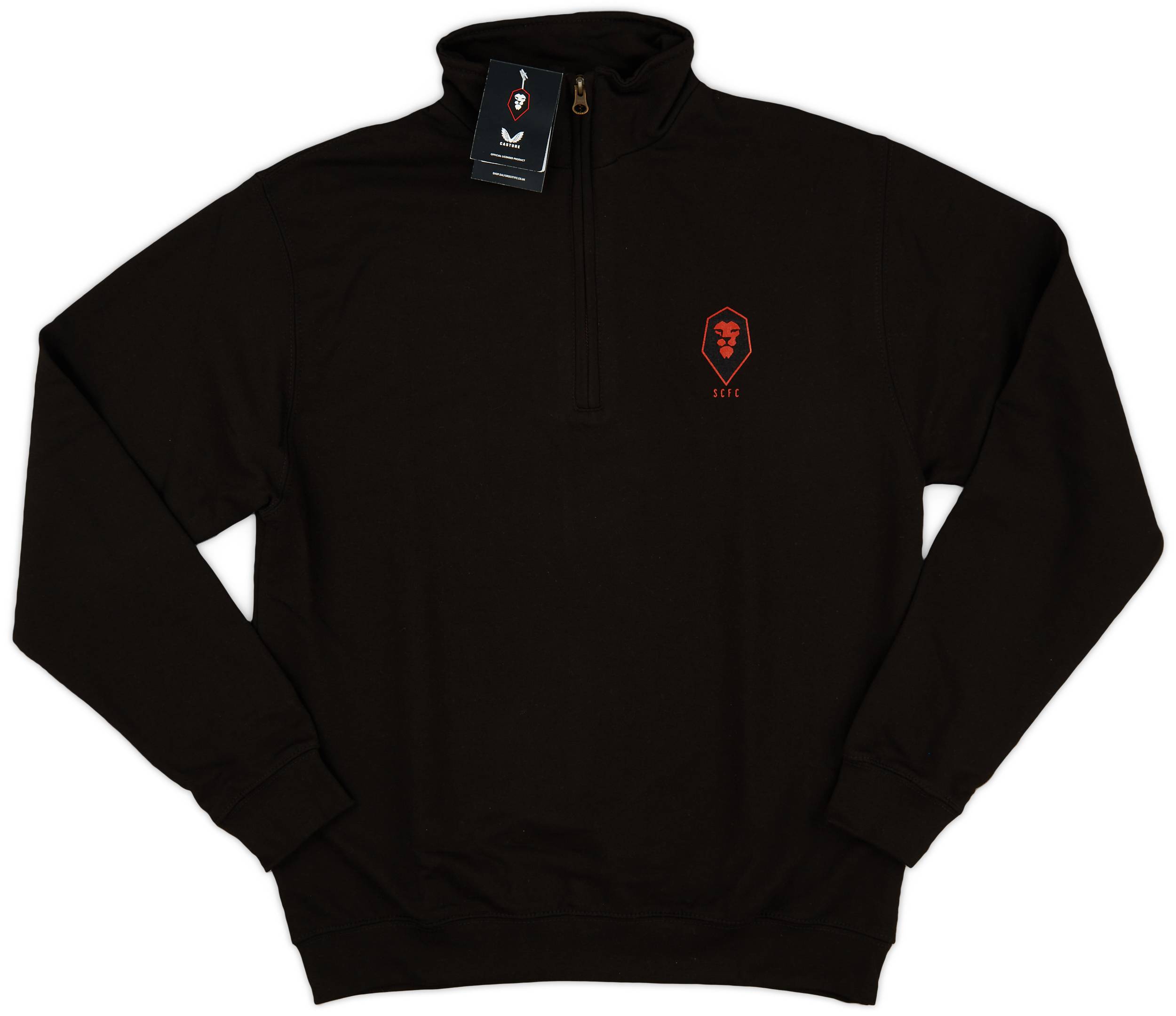 2022-23 Salford City Castore 1/4 Zip Sweat Top (M)