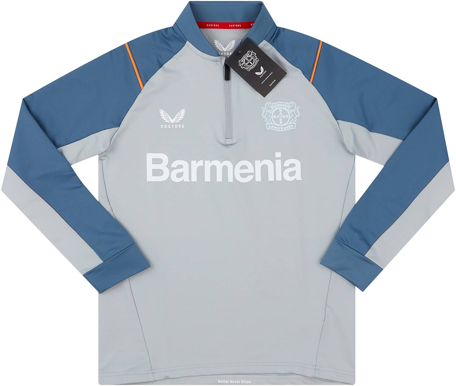 2022-23 Bayer Leverkusen Castore 1/4 Zip Training Top (KIDS)