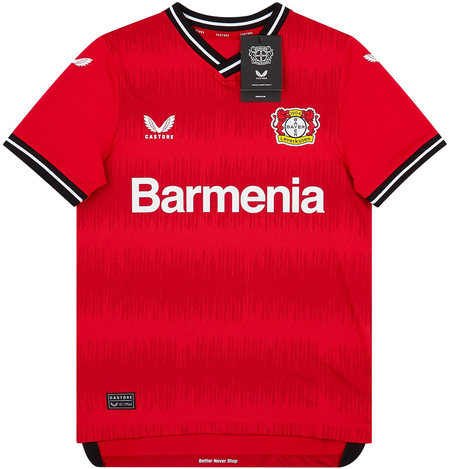 2022-23 Bayer Leverkusen Authentic Home Shirt - NEW - (KIDS)