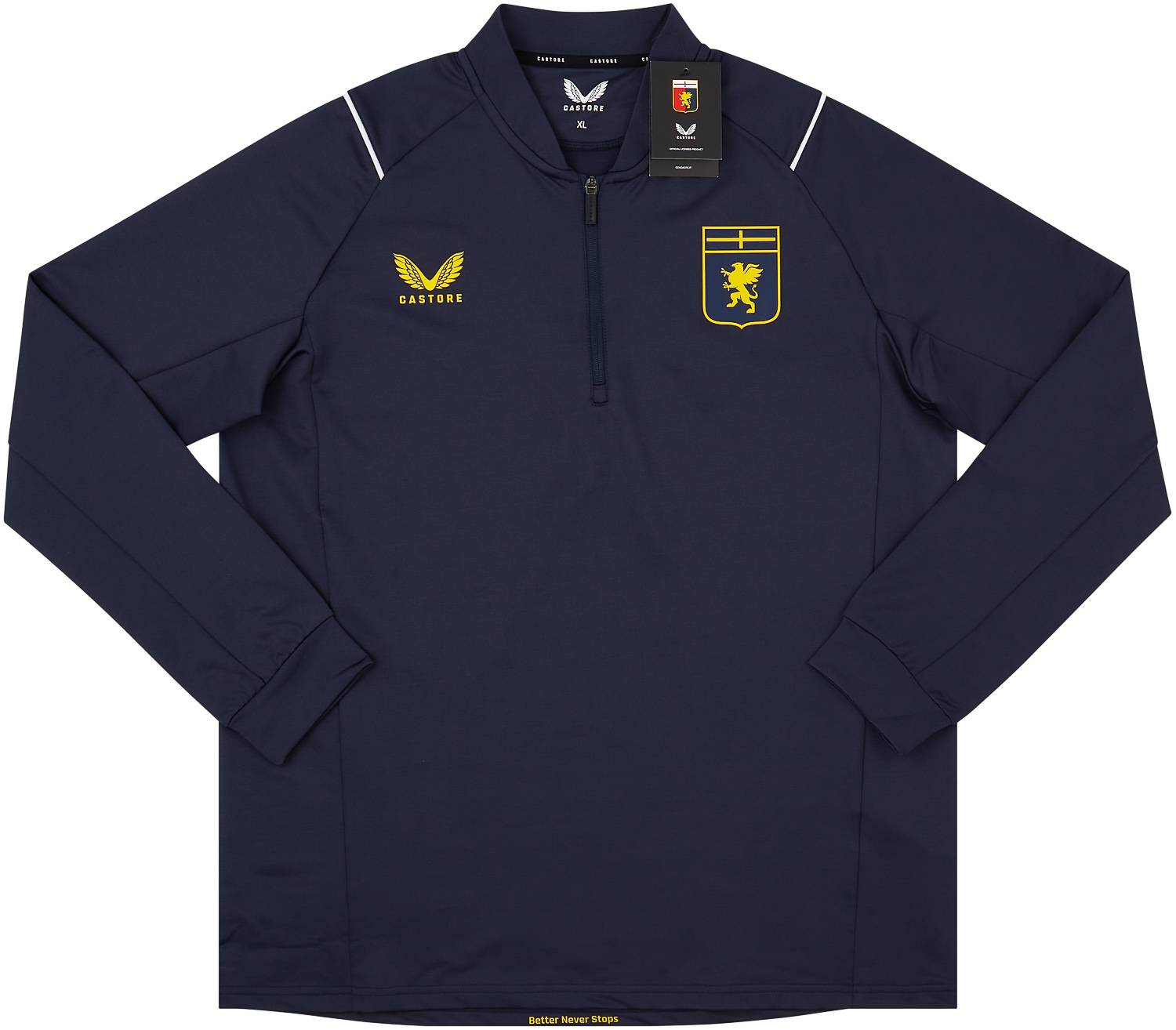 2022-23 Genoa Castore 1/4 Zip Training Top