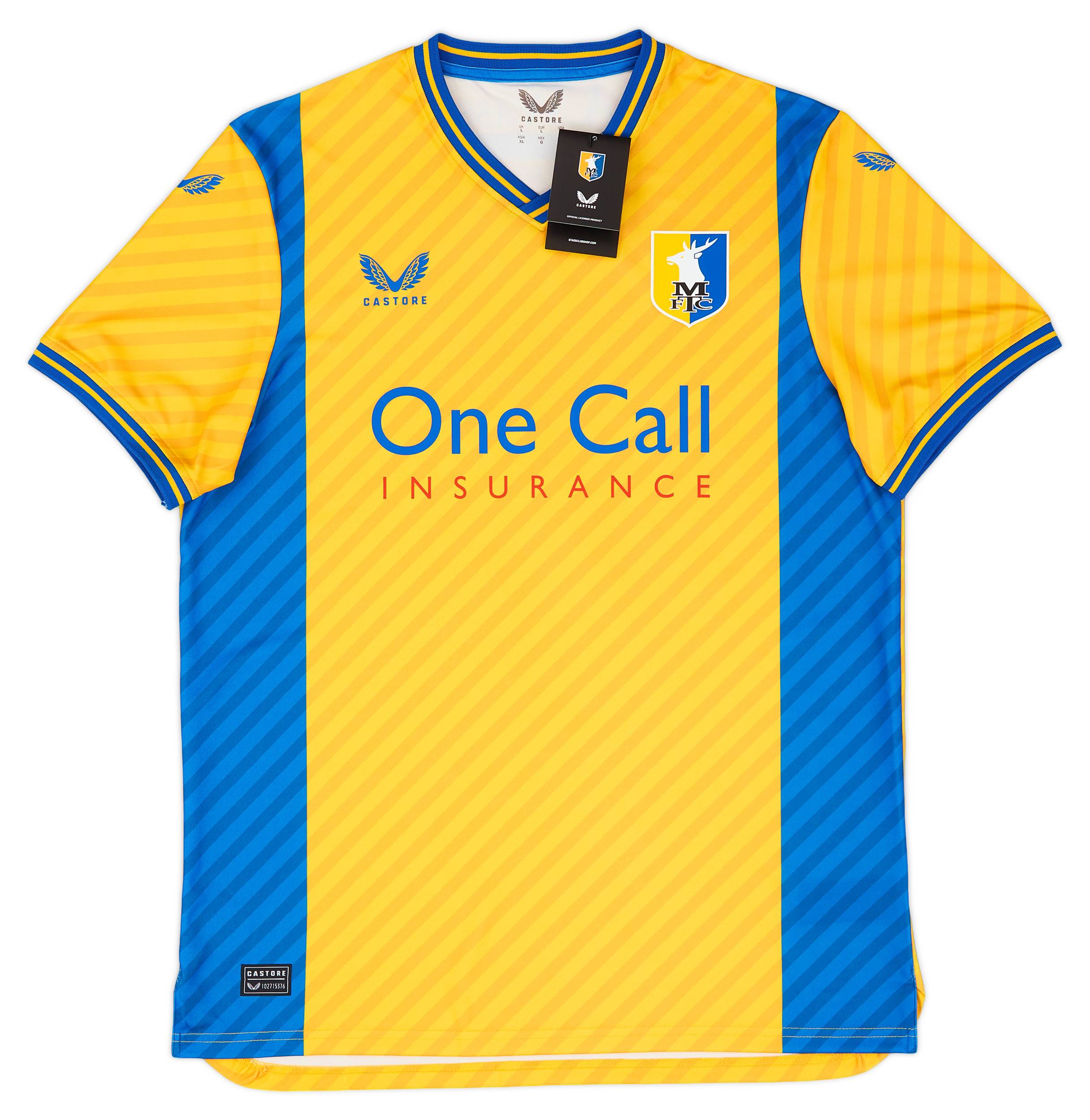 2023-24 Mansfield Town Home Shirt