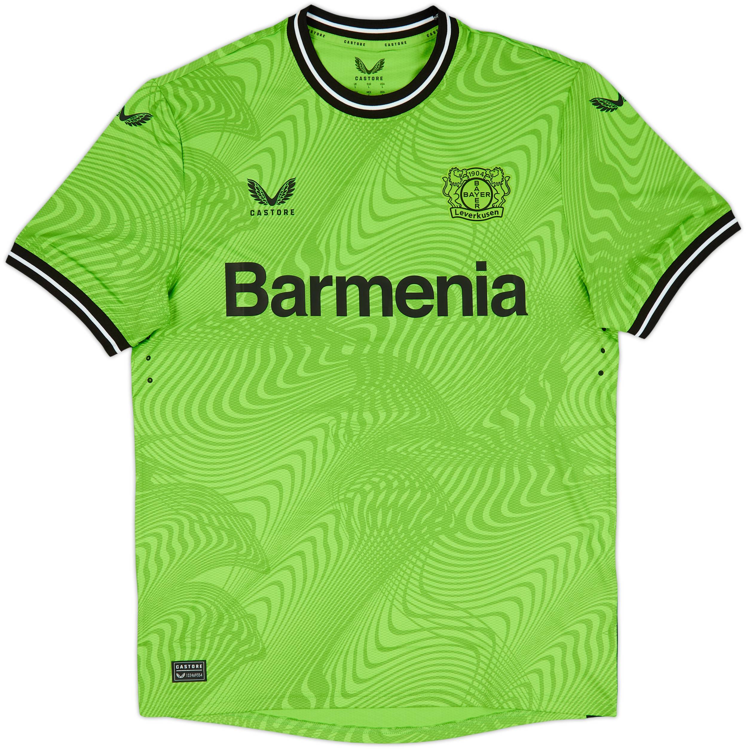 2023-24 Bayer Leverkusen Authentic GK Home Shirt (L)