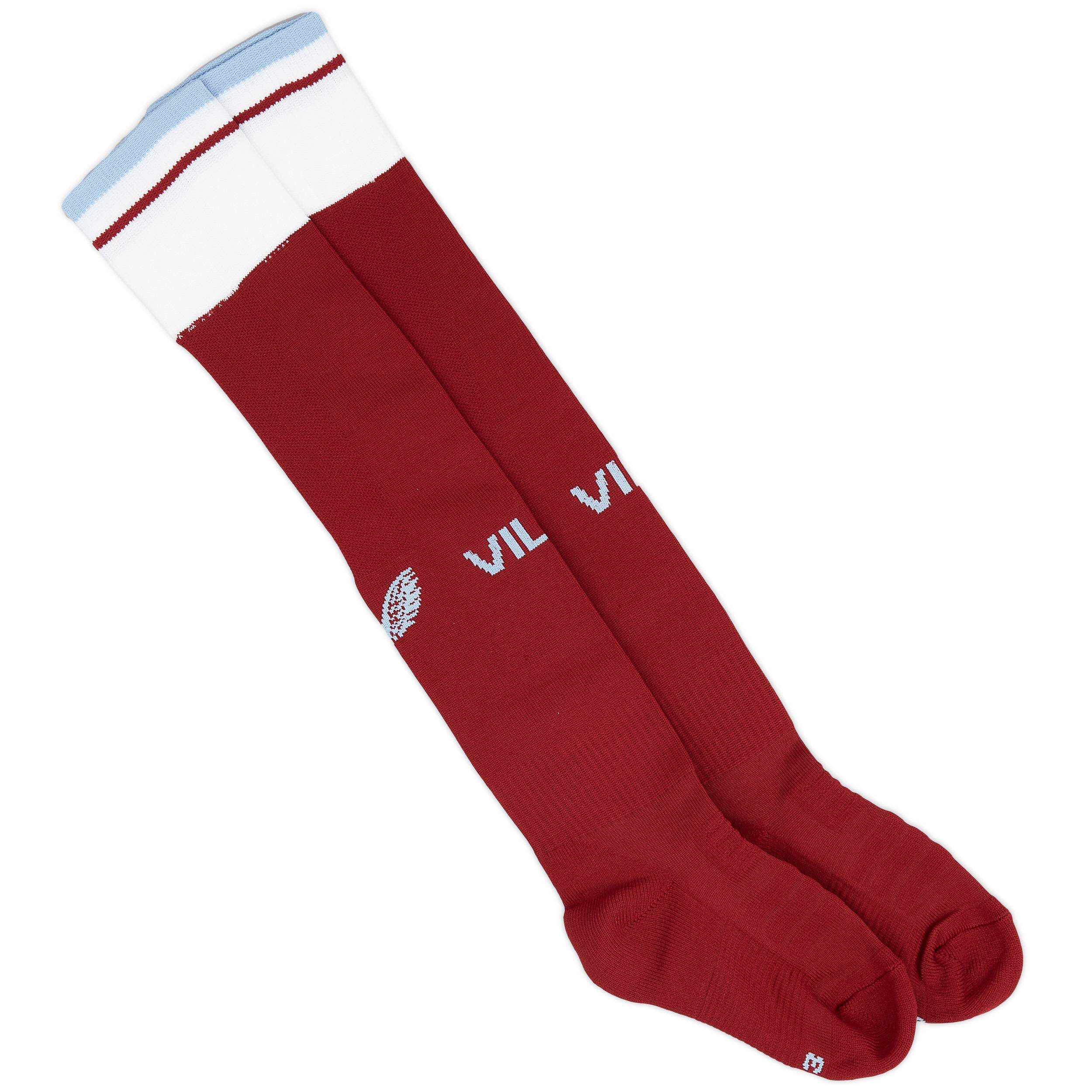 2022-23 Aston Villa Away Socks (UK 12.5k-3)