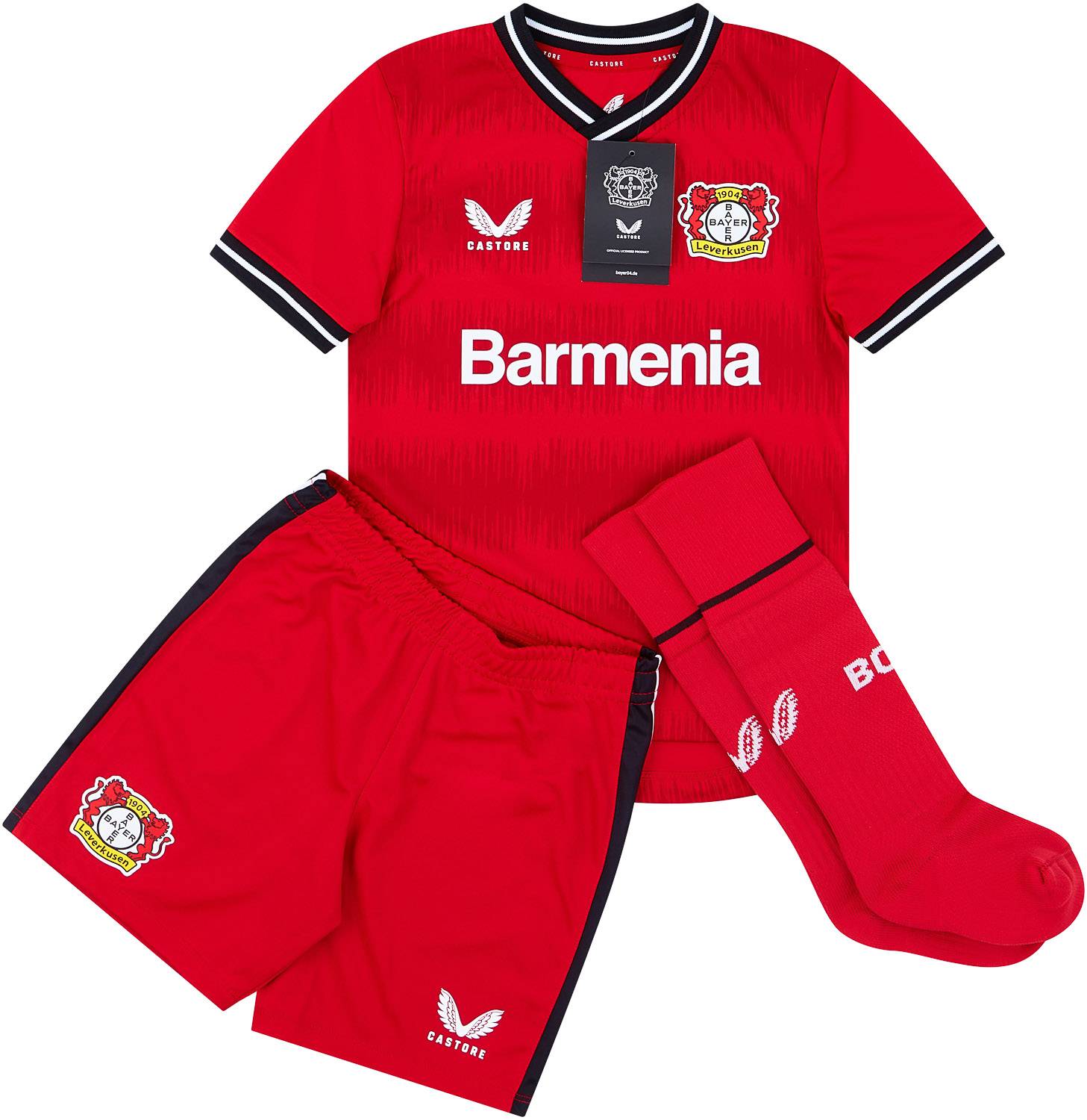 2022-23 Bayer Leverkusen Home Full Kit (Little Kids)