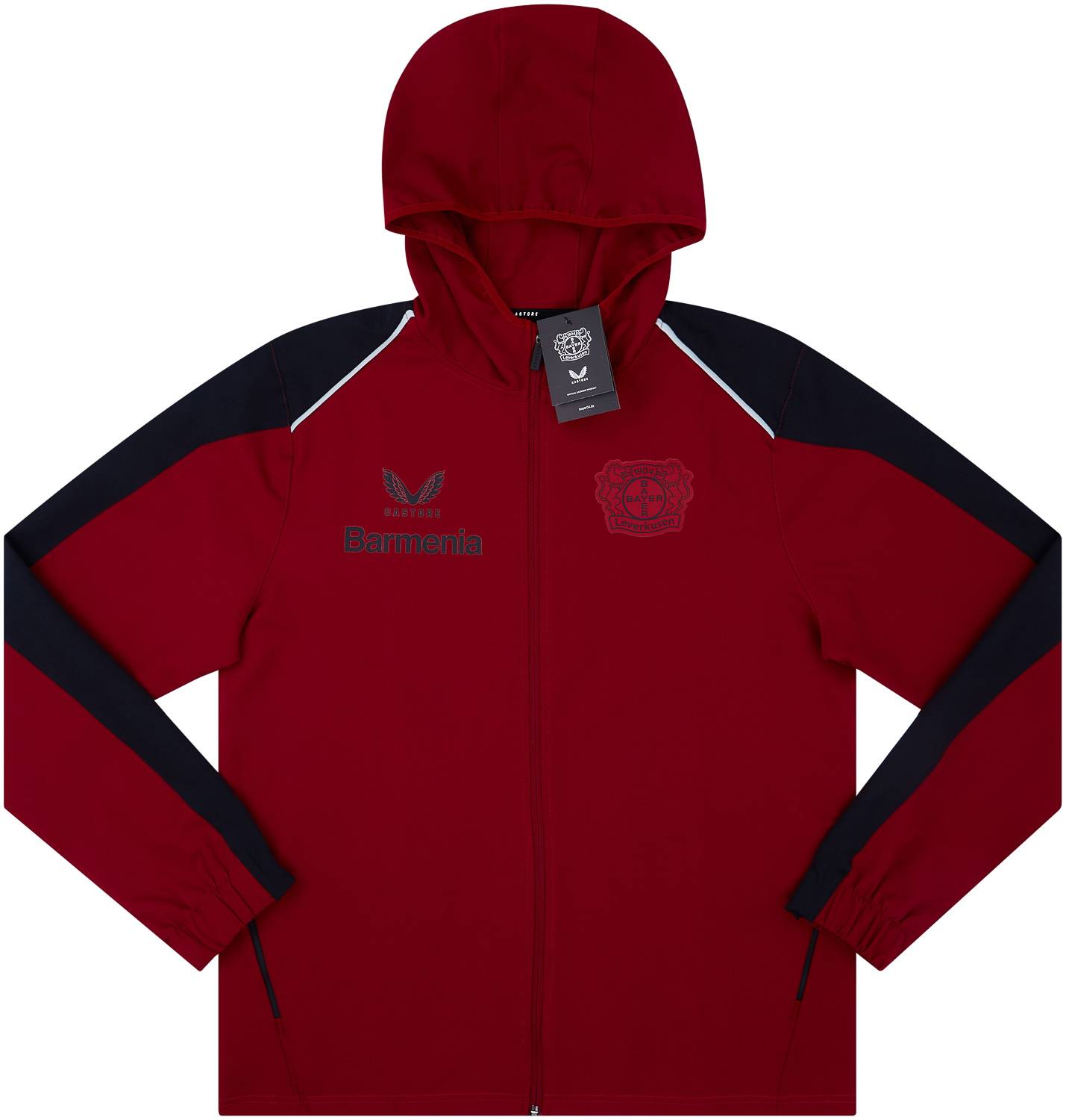 2022-23 Bayer Leverkusen Castore Travel Hooded Jacket